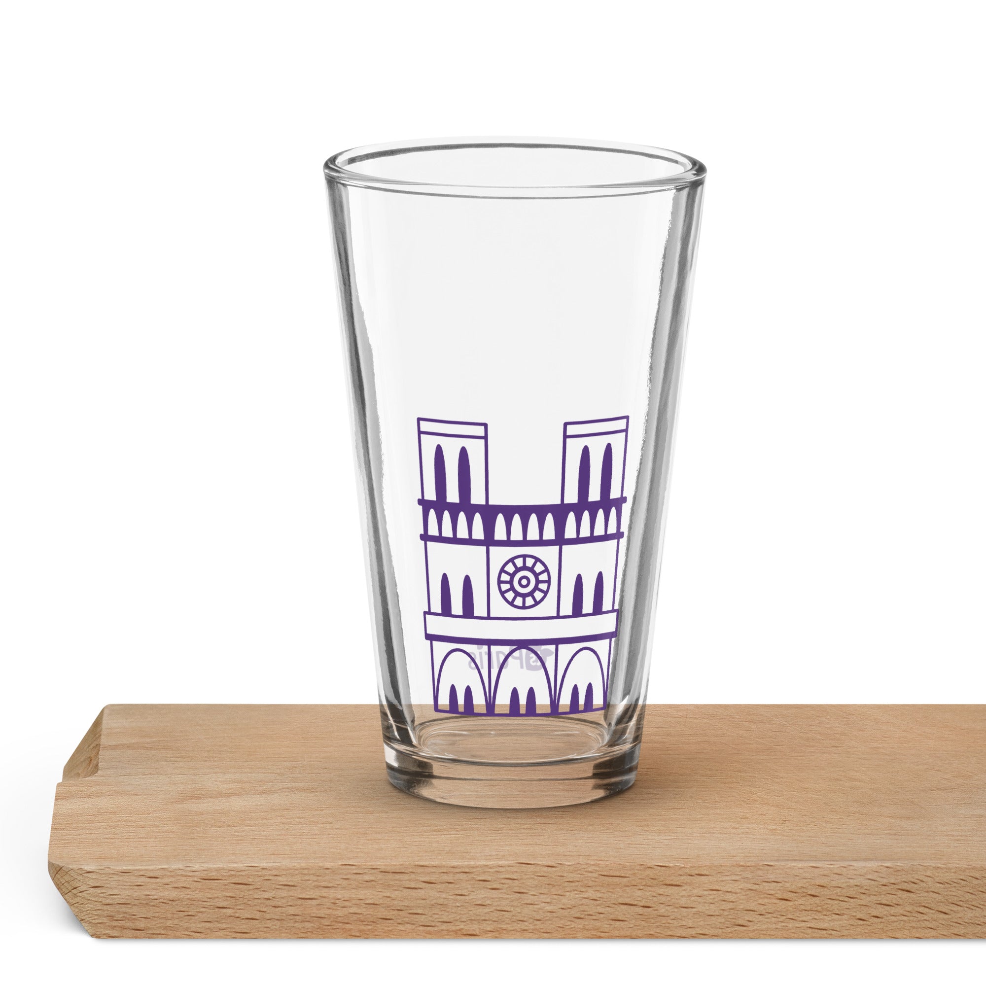 tsgabrielle® • Paris - Notre-Dame Cathedral • Shaker Pint Glass • 16 oz