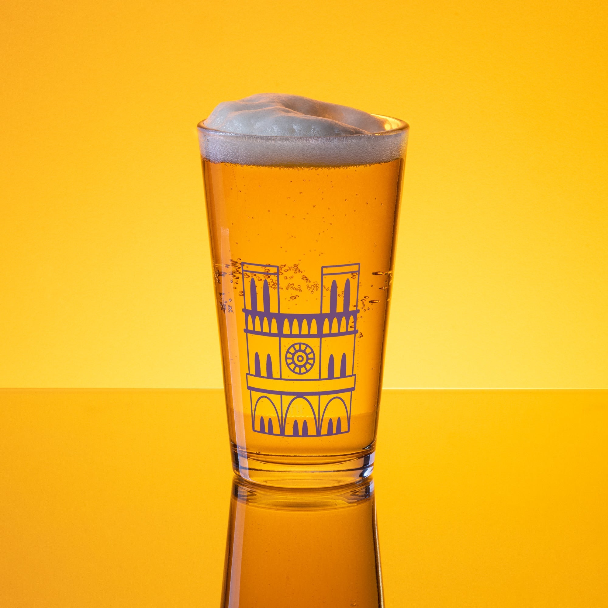 tsgabrielle® • Paris - Notre-Dame Cathedral • Shaker Pint Glass • 473 ml