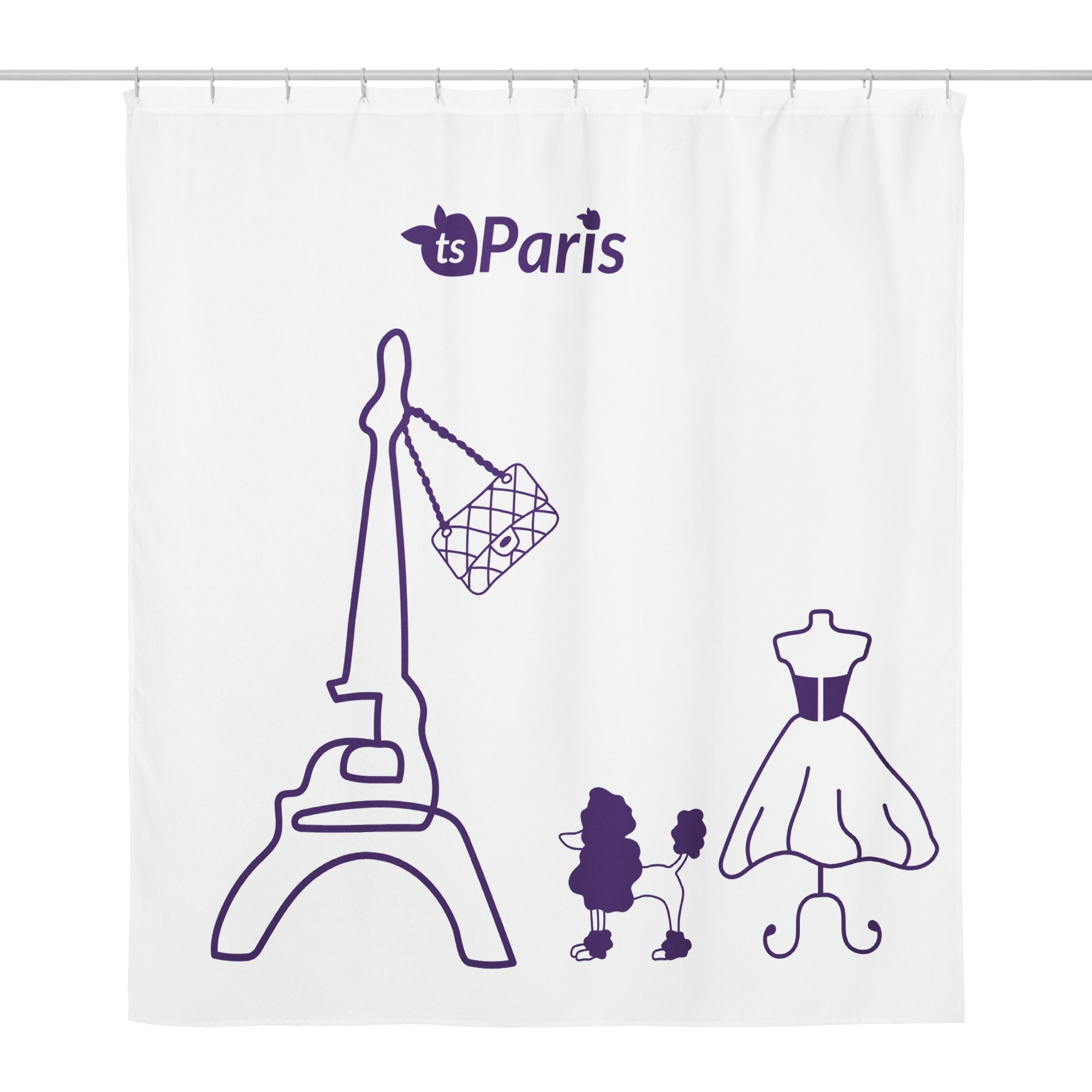 tsgabrielle® • Paris - Fashion Week • Shower Curtain