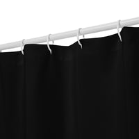 tsgabrielle® • Flamant 🦩 Rose • Shower Curtain • Black • 71″ × 74″ •