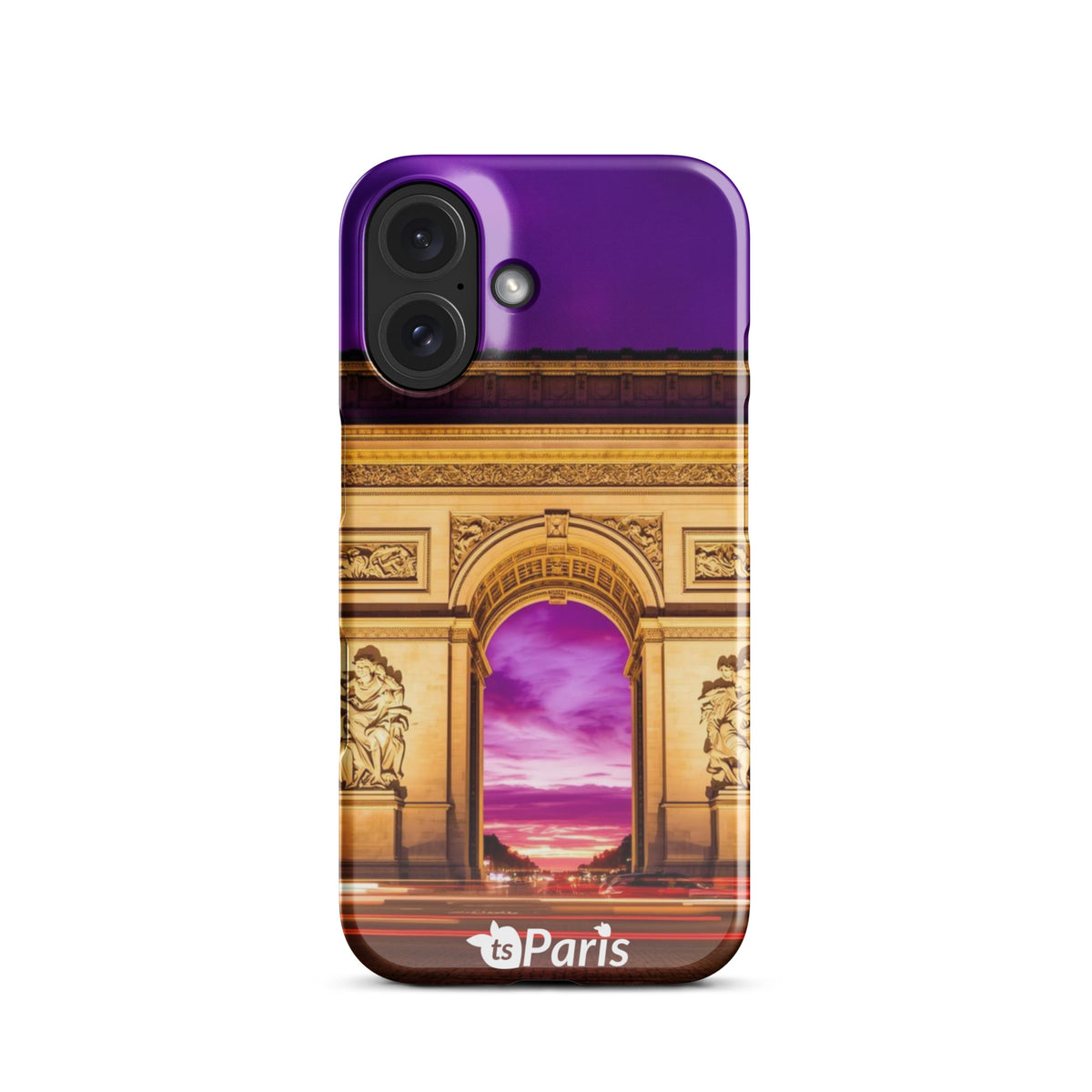 tsgabrielle® • Paris - Arc de Triomphe • Snap Case Compatible with iPhone® • Latest Models • iPhone 16 Back cover Both sides