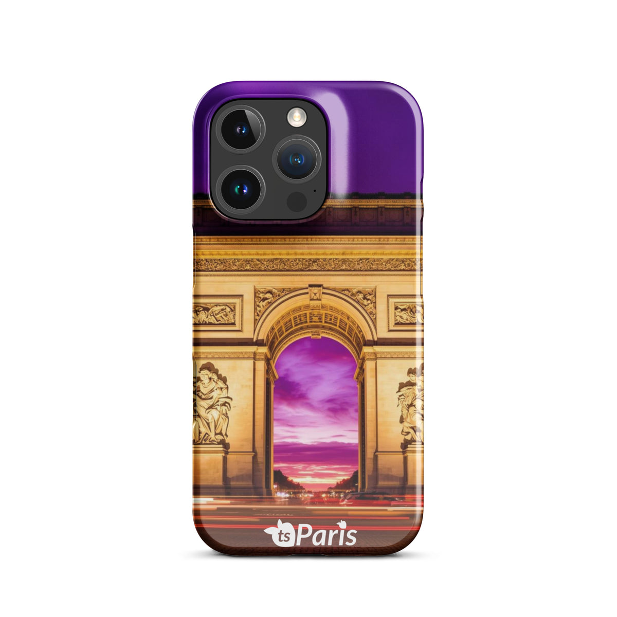 tsgabrielle® • Paris - Arc de Triomphe • Snap Case Compatible with iPhone® • Latest Models • iPhone 16 Pro Back cover Both sides