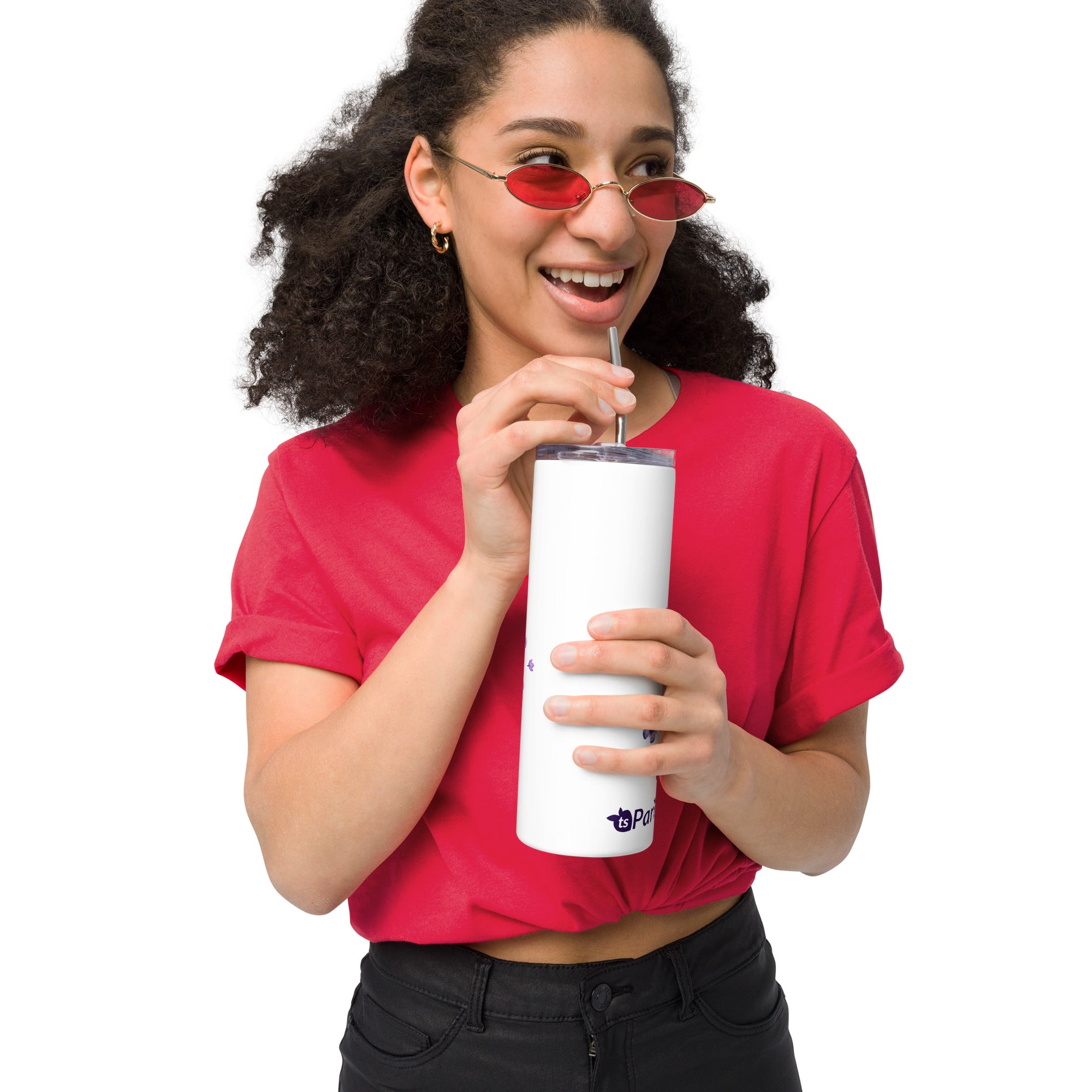 tsgabrielle® • Paris - La Tour Eiffel • Tumbler • Stainless Steel • White • 20 oz •