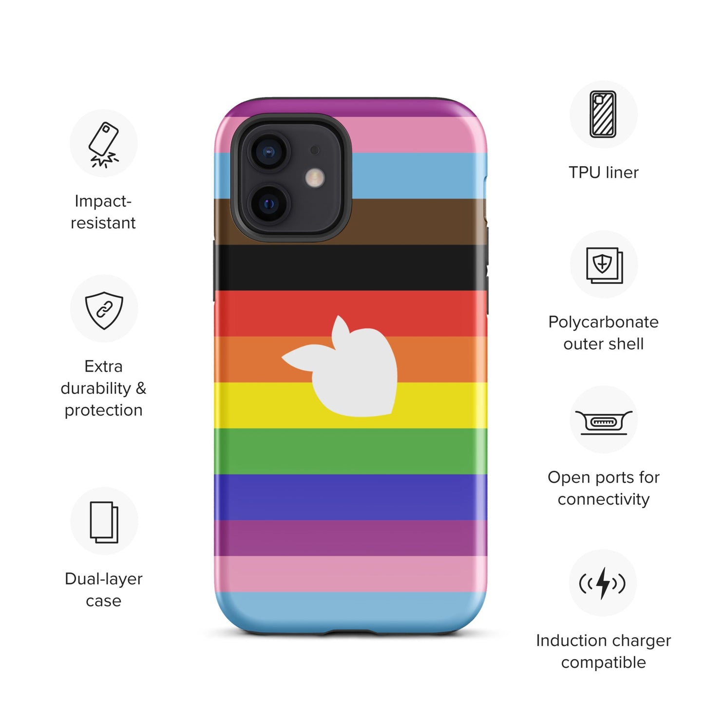 tsgabrielle™ • tsgabrielle™ • Tough Case Compatible with iPhone® (Pride 2024) • Mobile Phone Cases • Tough Case Compatible with iPhone® (Pride 2024) • 6701425_15384 •