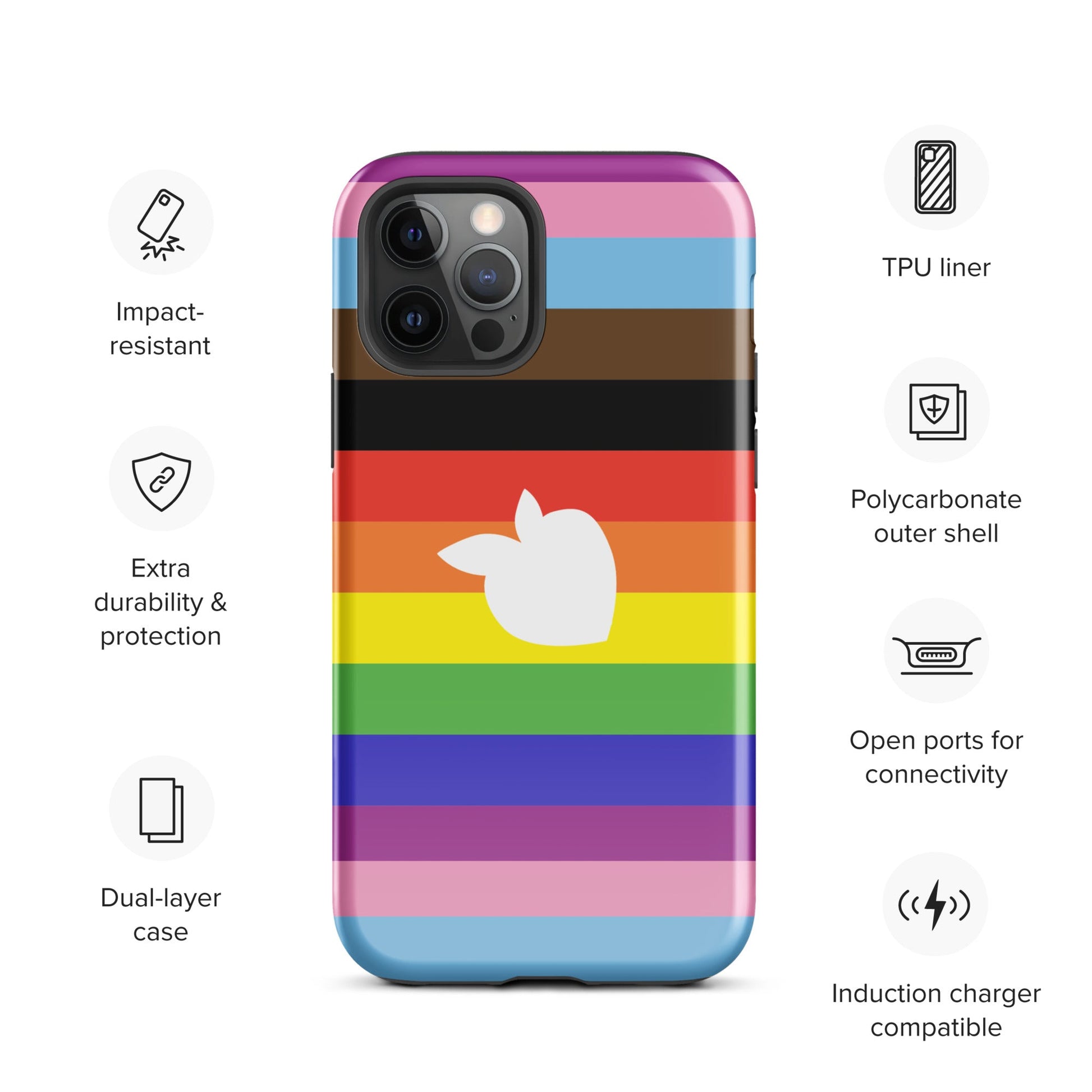 tsgabrielle™ • tsgabrielle™ • Tough Case Compatible with iPhone® (Pride 2024) • Mobile Phone Cases • Tough Case Compatible with iPhone® (Pride 2024) • 6701425_15386 •