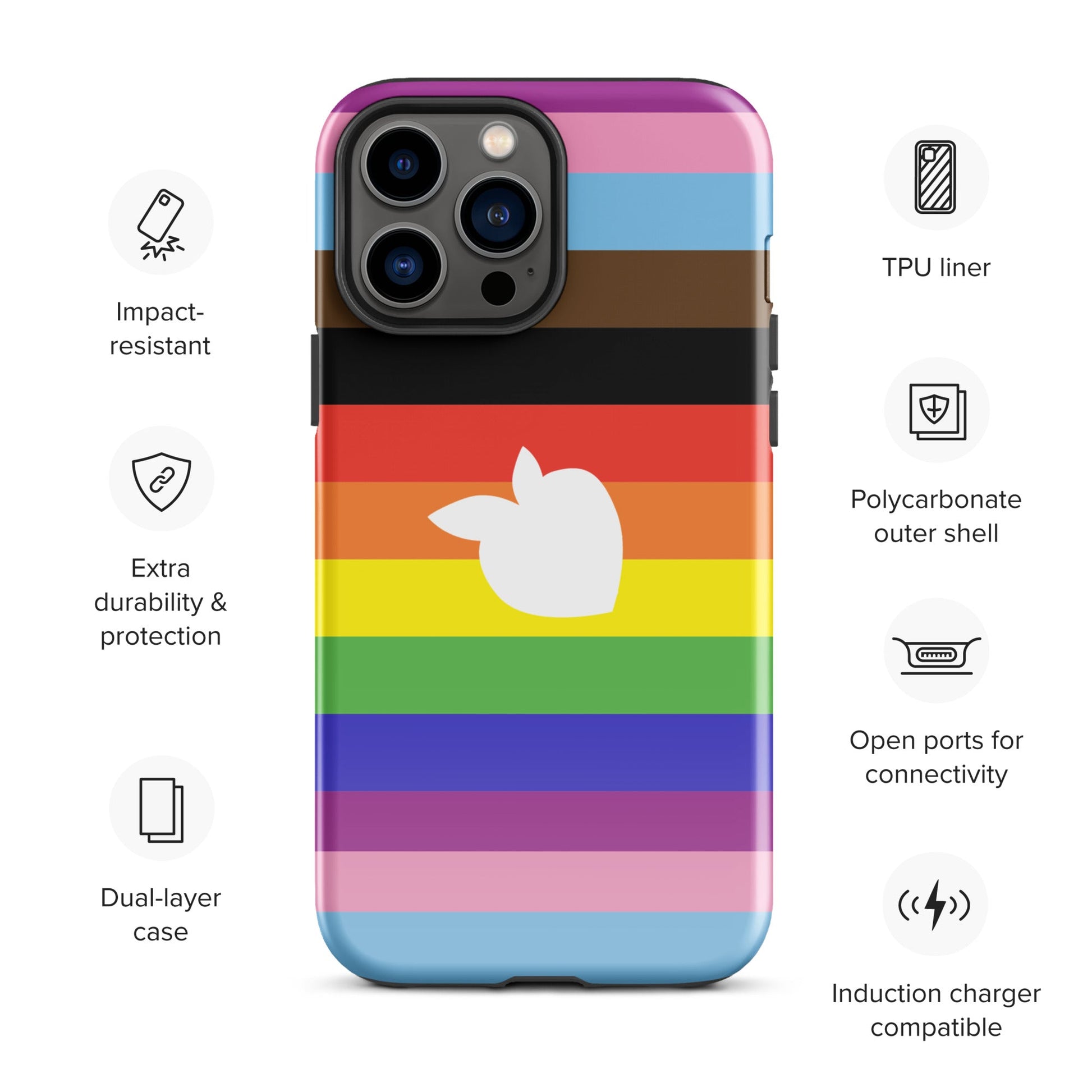 tsgabrielle™ • tsgabrielle™ • Tough Case Compatible with iPhone® (Pride 2024) • Mobile Phone Cases • Tough Case Compatible with iPhone® (Pride 2024) • 6701425_15391 •