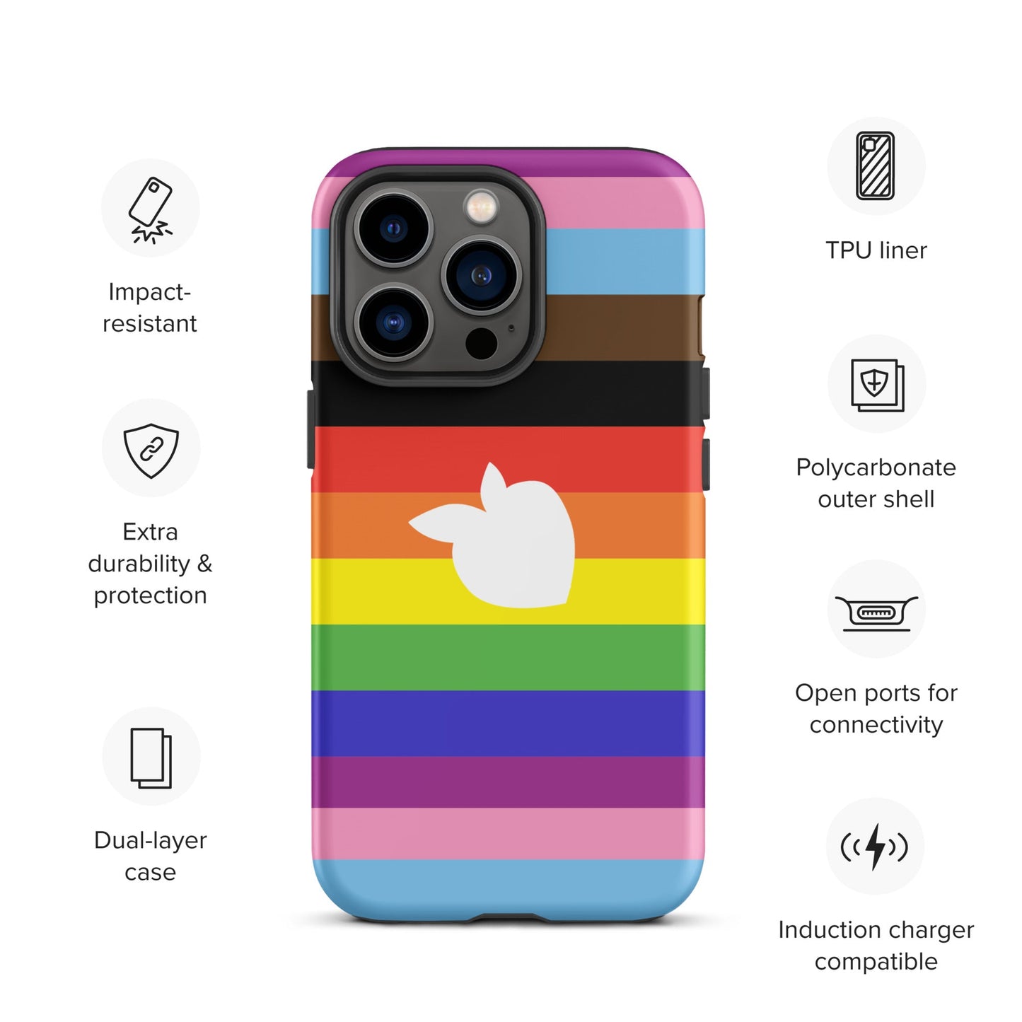 tsgabrielle™ • tsgabrielle™ • Tough Case Compatible with iPhone® (Pride 2024) • Mobile Phone Cases • Tough Case Compatible with iPhone® (Pride 2024) • 6701425_15401 •