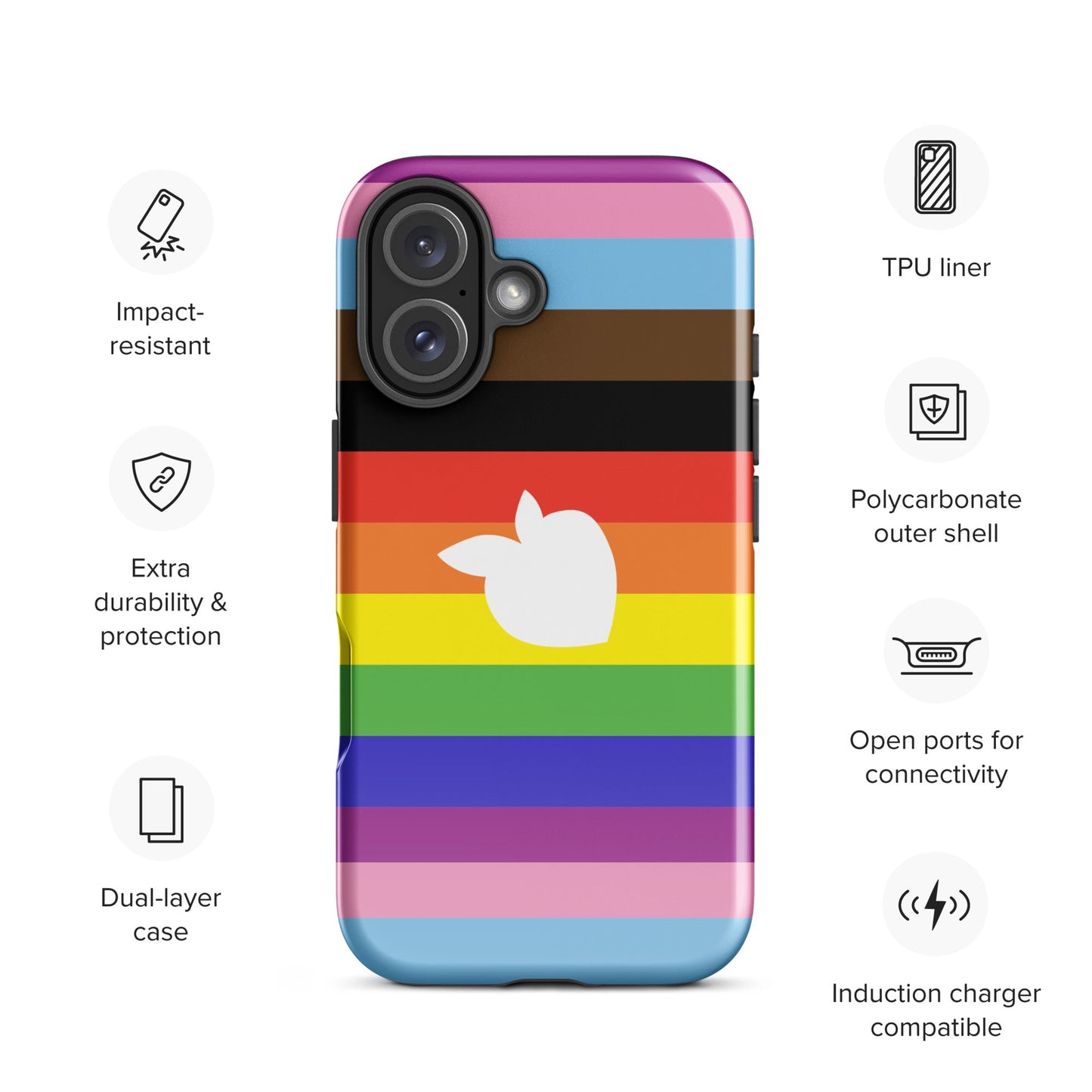 tsgabrielle™ • tsgabrielle™ • Tough Case Compatible with iPhone® (Pride 2024) • Mobile Phone Cases • Tough Case Compatible with iPhone® (Pride 2024) • 6701425_20302 •