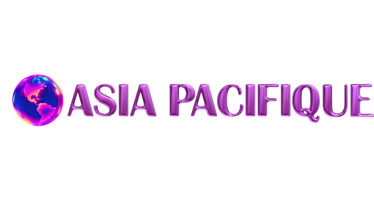 Logo of 'Asie Pacifique' with a colorful globe icon on a white background