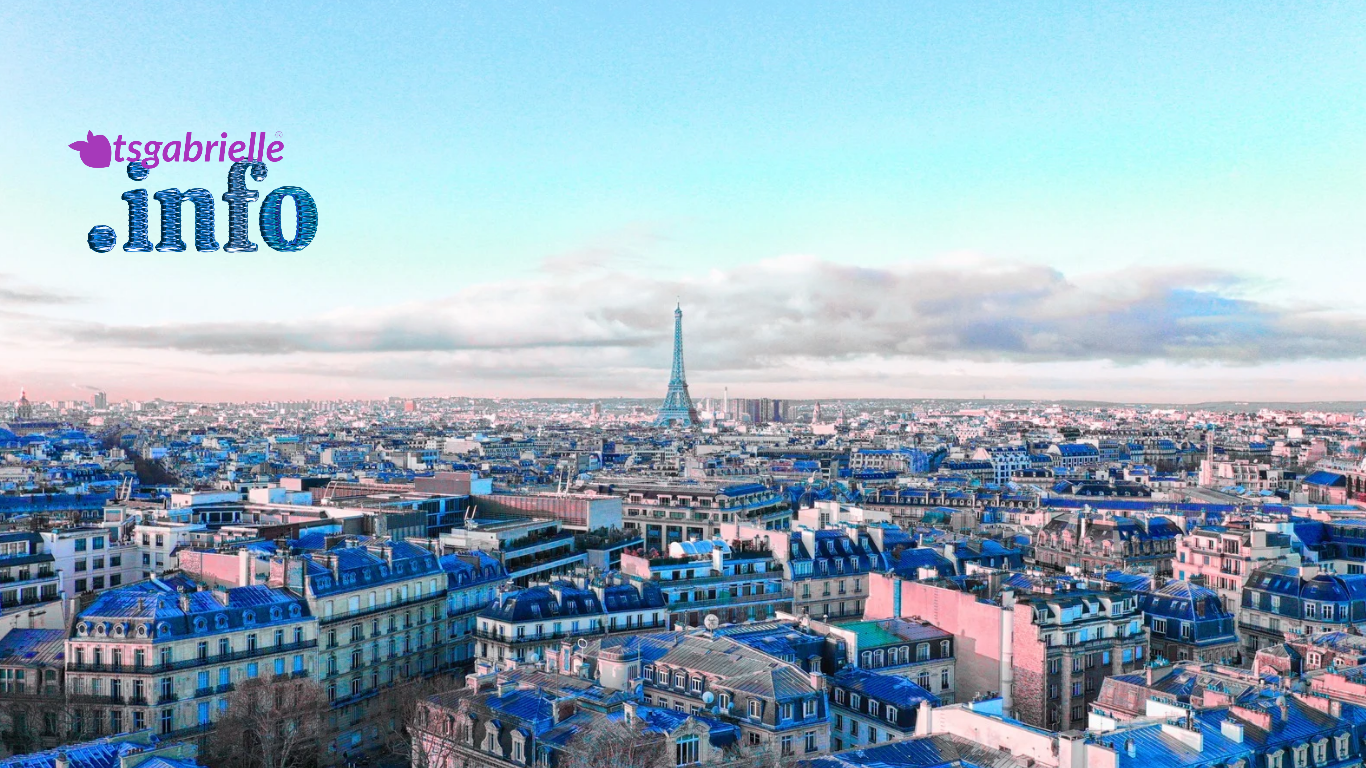 Cityscape with blue accents and Eiffel Tower, featuring 'tsgabrielle .info' logo.