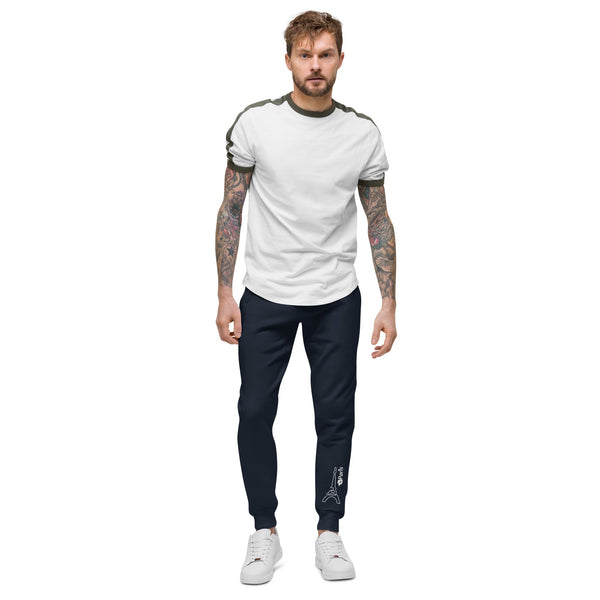 tsgabrielle® • For Him 👔 • Paris • Fleece Sweatpants • Black • 100% Cotton • Black Cotton