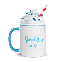 tsgabrielle® • Good Vibes Only • Mug with Color Inside • Ceramic • 11 oz