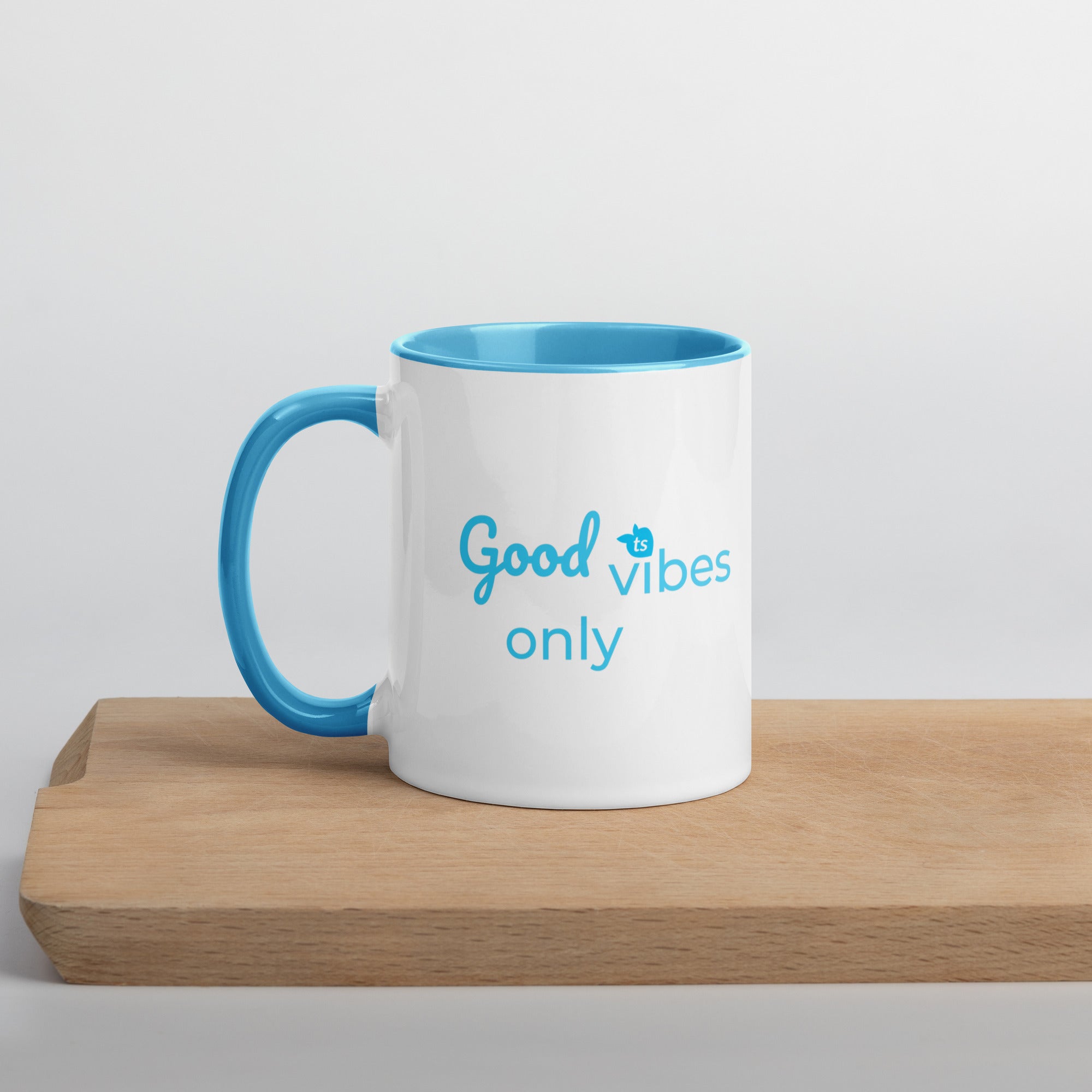 tsgabrielle® • Good Vibes Only • Mug with Color Inside • Ceramic • 11 oz