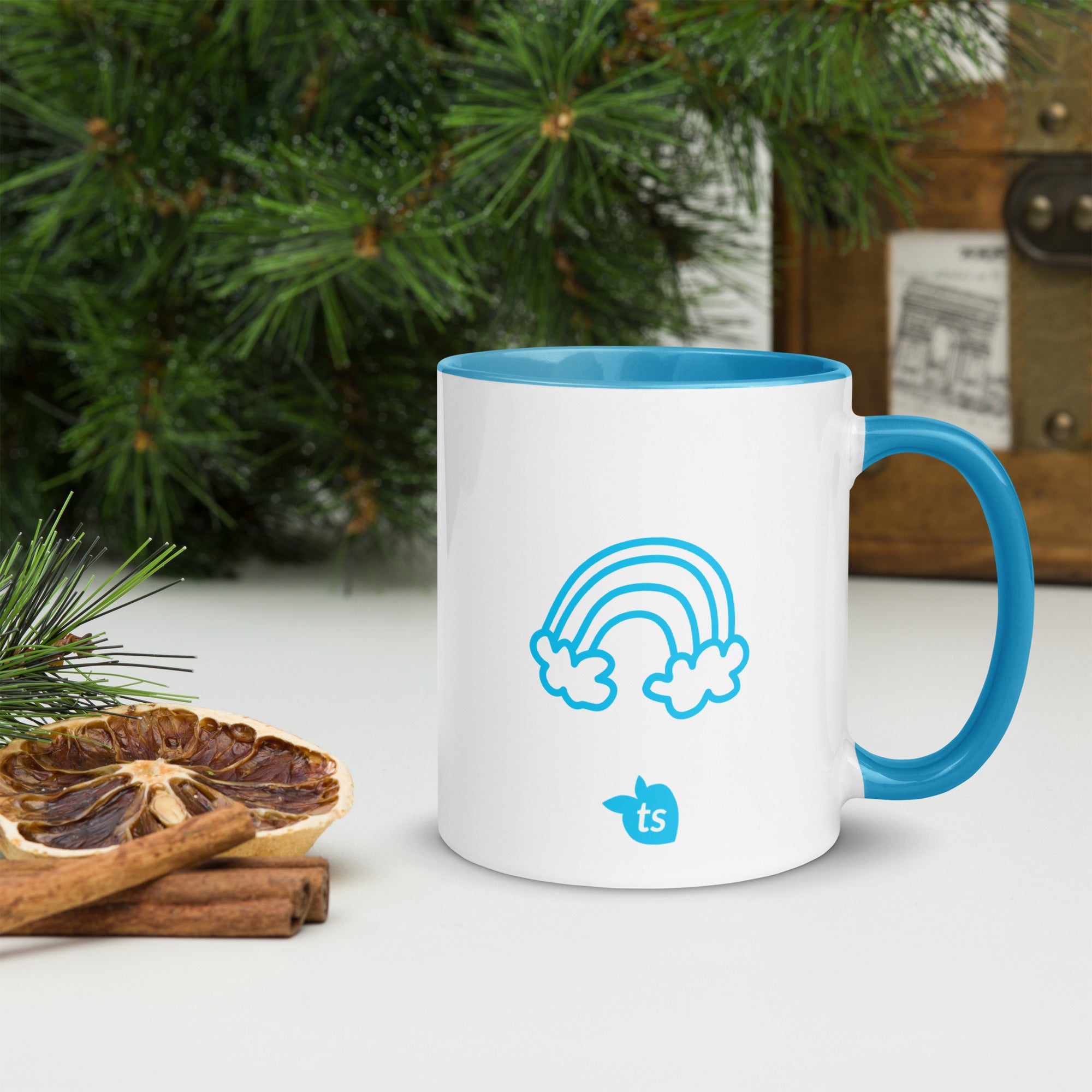 tsgabrielle® • Good Vibes Only • Mug with Color Inside • Ceramic • 11 oz