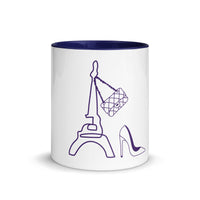 tsgabrielle® • Paris - La Tour Eiffel • Mug With Color Inside • Ceramic • 11 oz