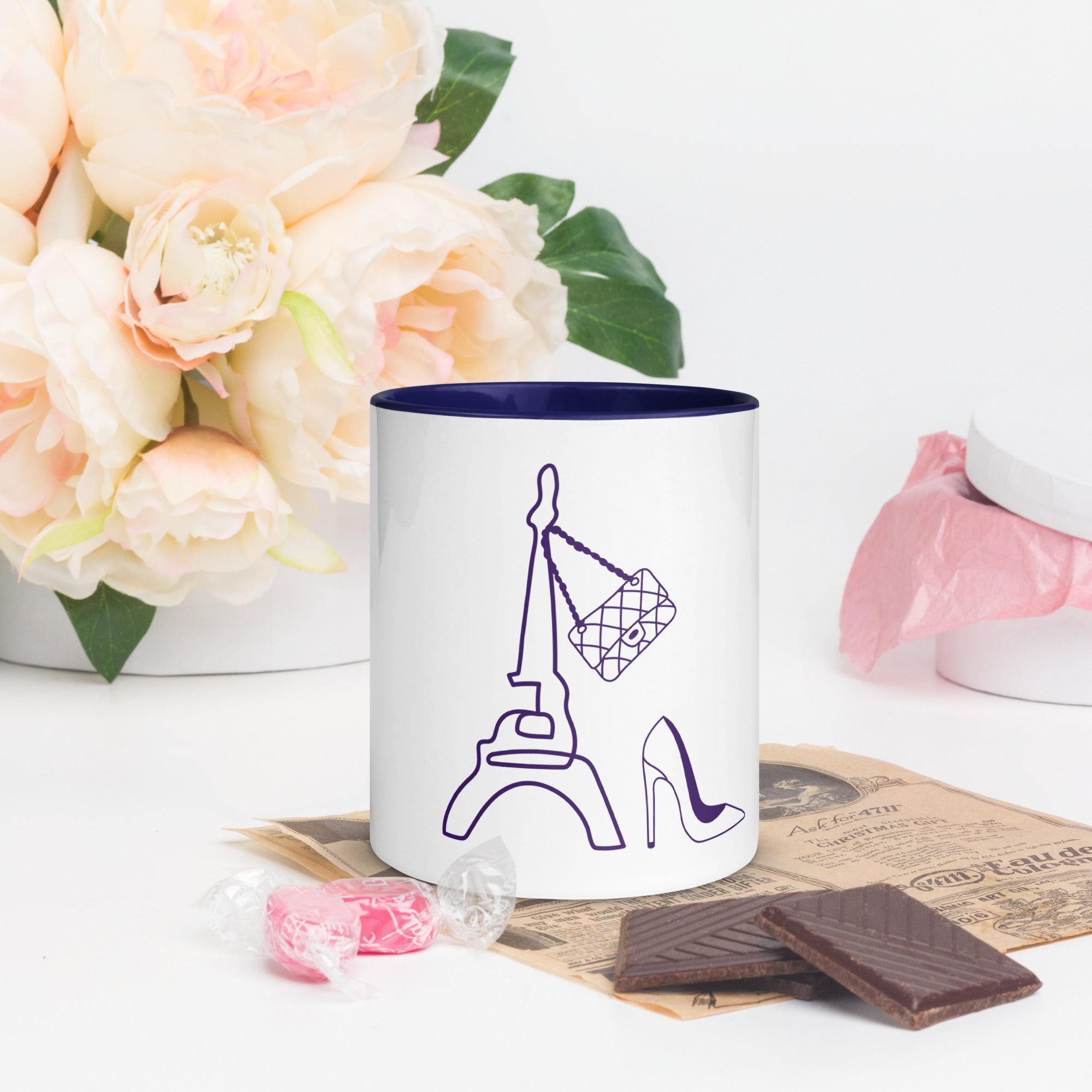 tsgabrielle • Paris • Mug avec intérieur coloré • Céramique • 325 ml
