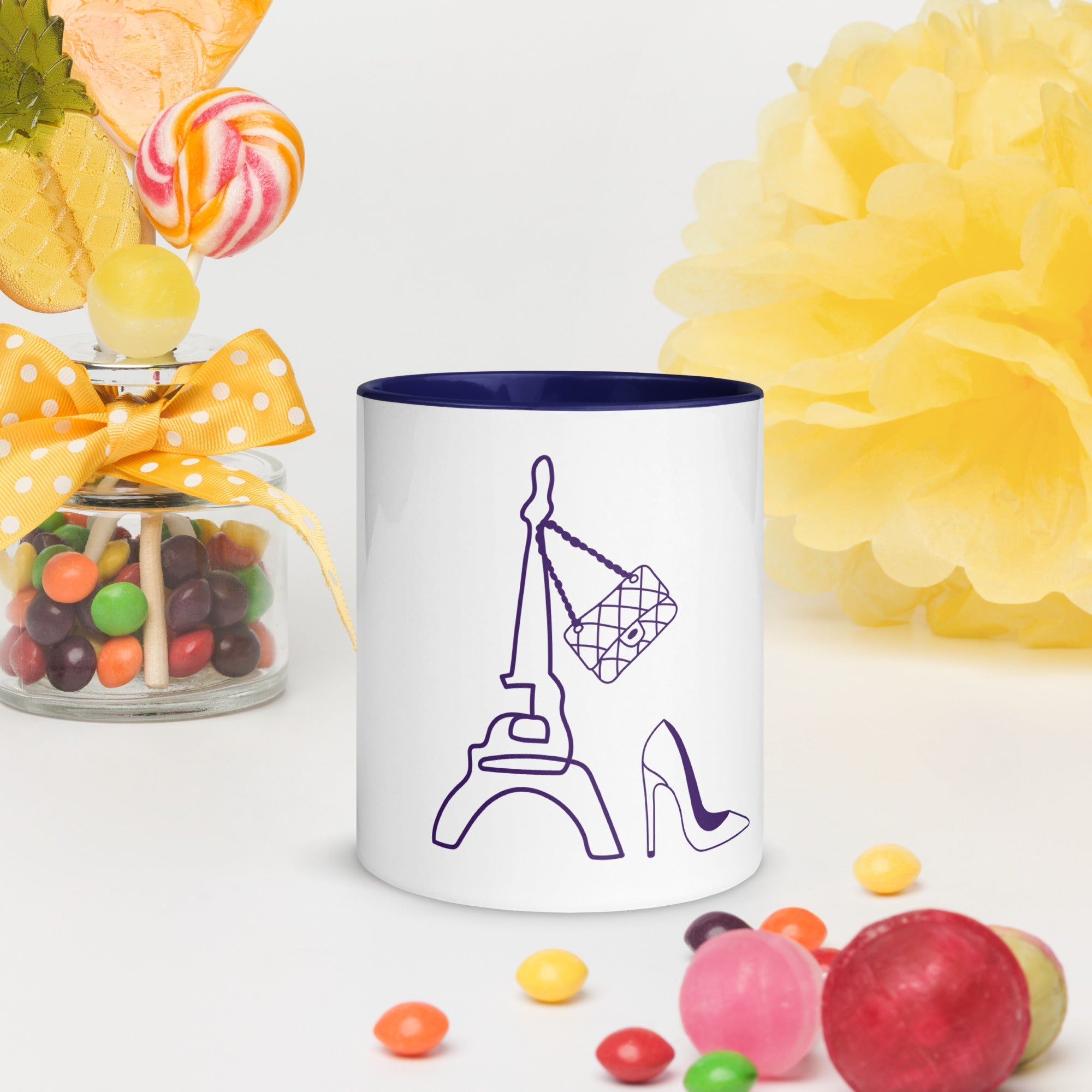 tsgabrielle • Paris • Mug avec intérieur coloré • Céramique • 325 ml