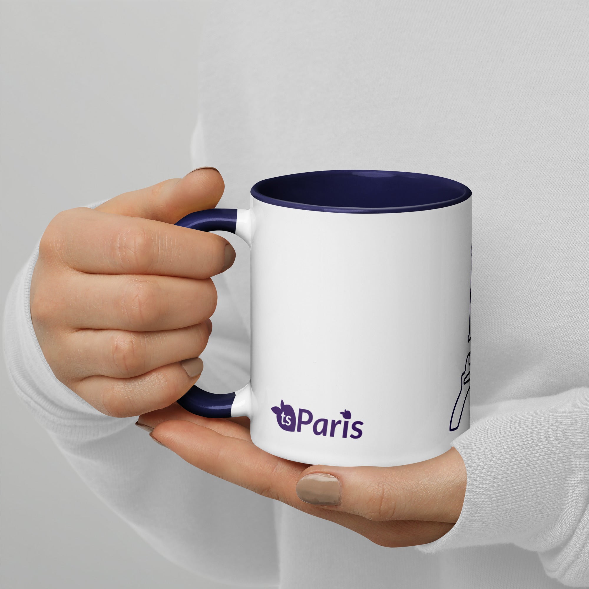 tsgabrielle • Paris • Mug avec intérieur coloré • Céramique • 325 ml
