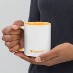 tsgabrielle® • Mug with Color Golden Yellow Inside • 325 ml