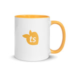 tsgabrielle® • Mug with Color Golden Yellow Inside • 325 ml