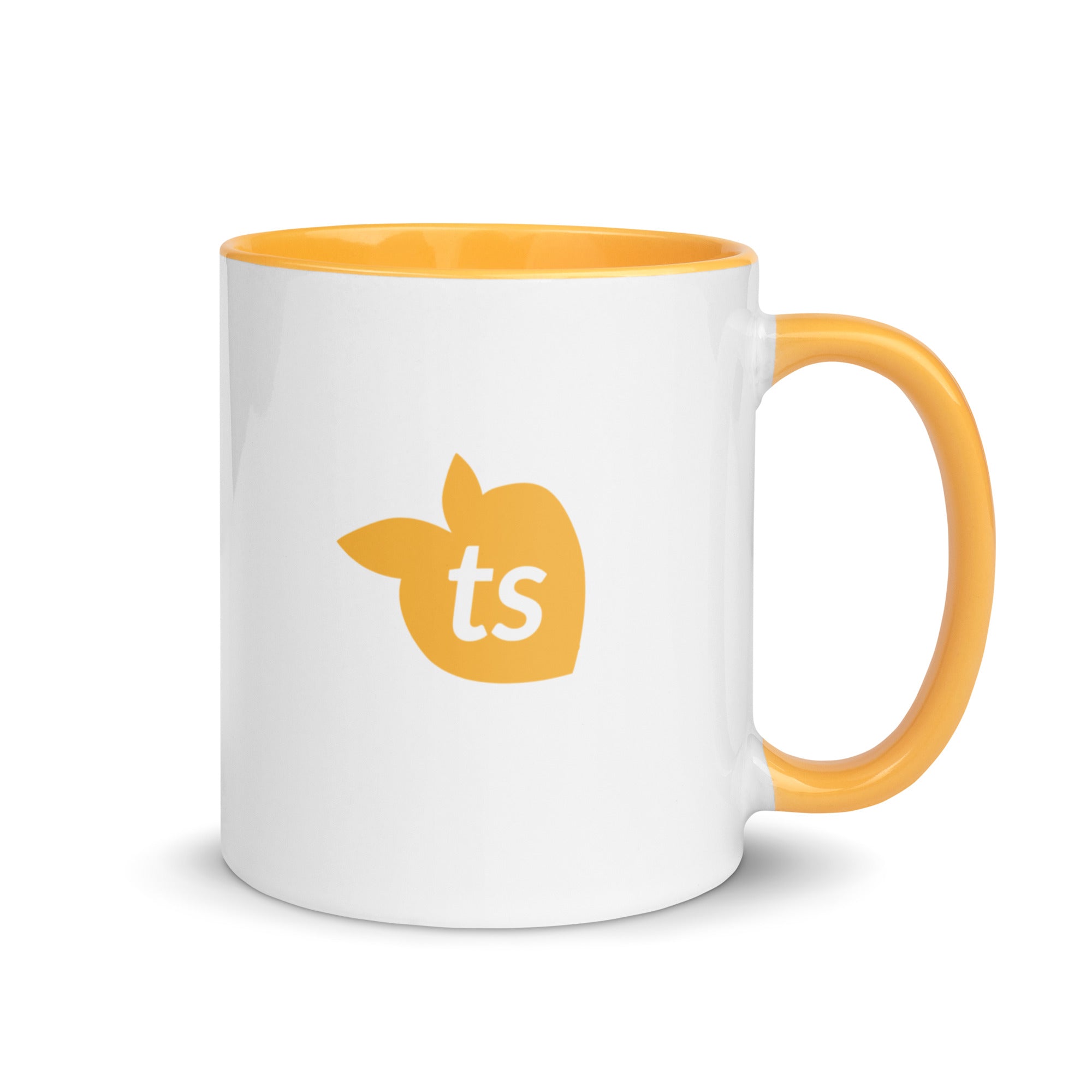 tsgabrielle® • Mug with Color Golden Yellow Inside • 325 ml