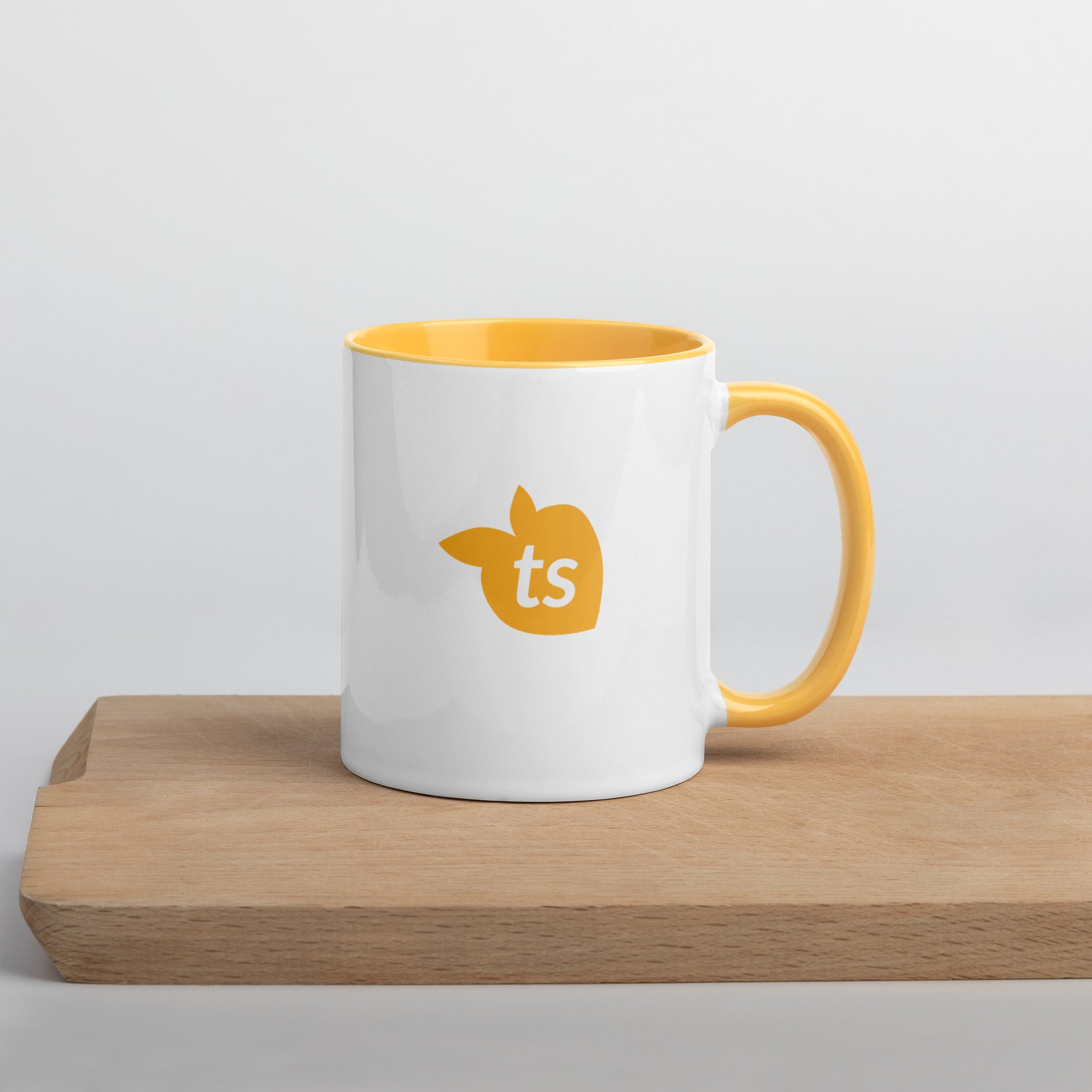 tsgabrielle® • Mug with Color Golden Yellow Inside • 325 ml