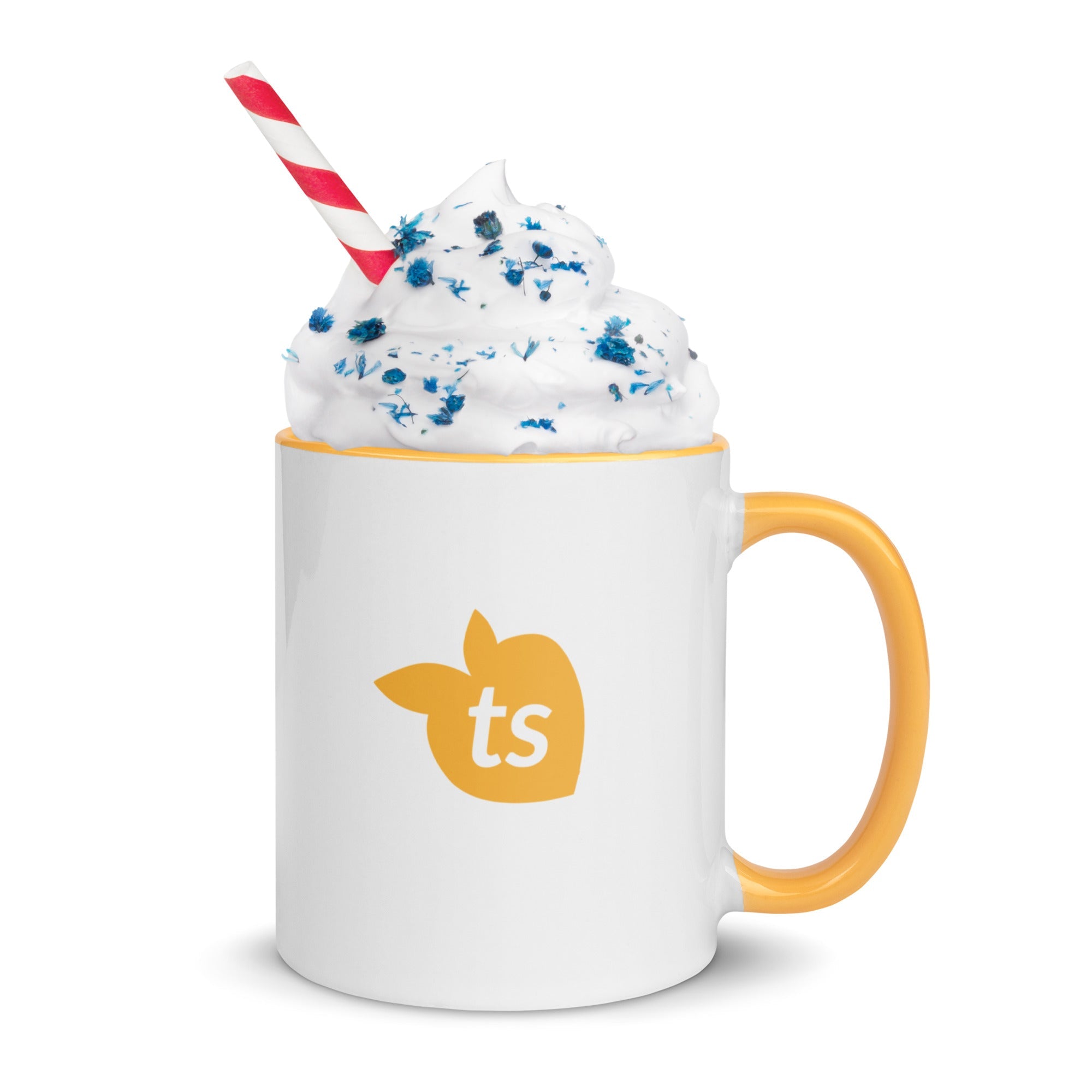 tsgabrielle® • Mug with Color Golden Yellow Inside • 325 ml