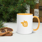 tsgabrielle® • Mug with Color Golden Yellow Inside • 325 ml