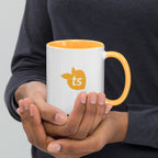 tsgabrielle® • Mug with Color Golden Yellow Inside • 325 ml