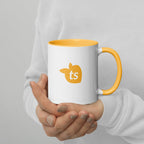 tsgabrielle® • Mug with Color Golden Yellow Inside • 325 ml