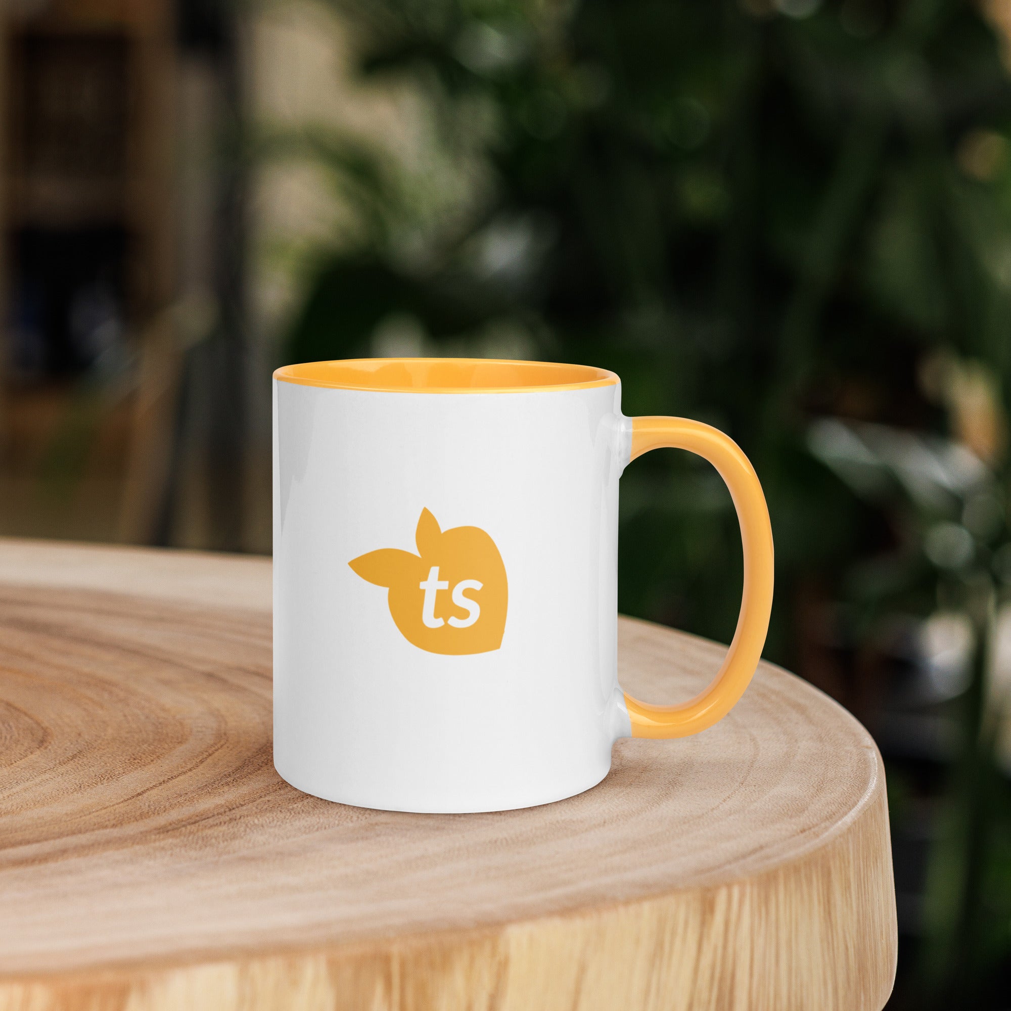 tsgabrielle® • Mug with Color Golden Yellow Inside • 325 ml