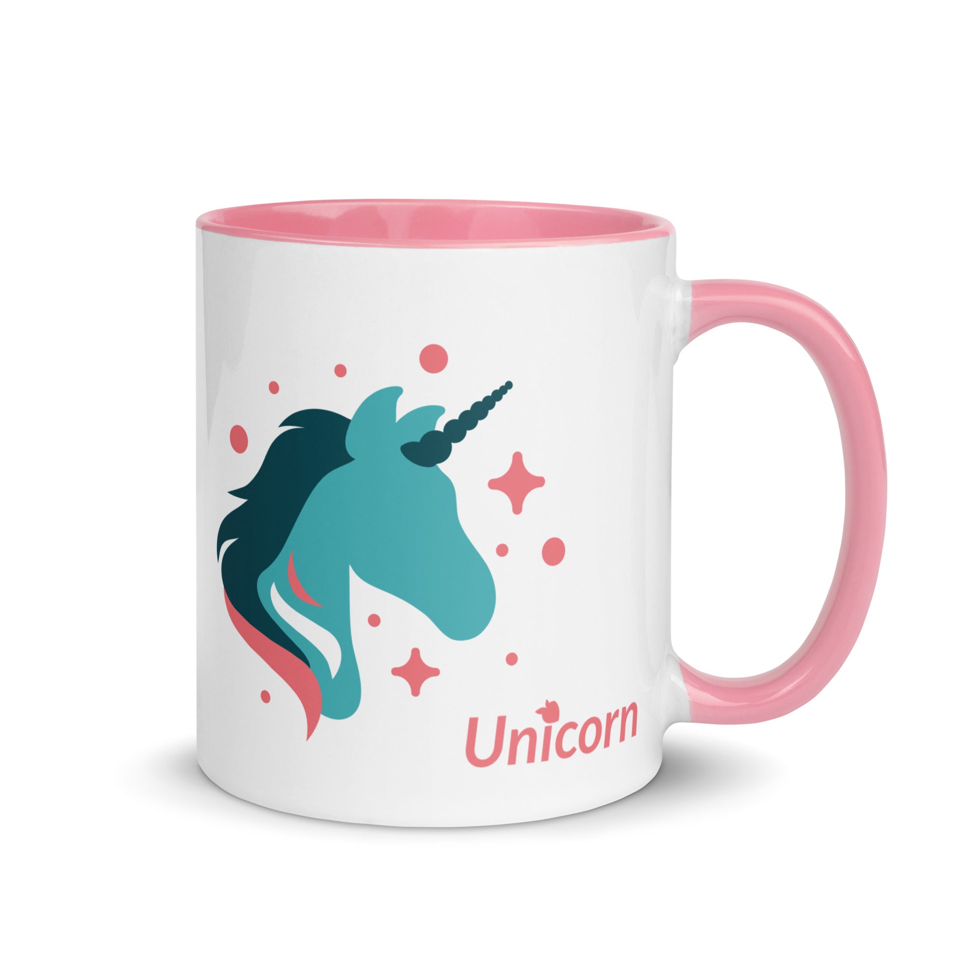 tsgabrielle® • Mug with Color Inside • 🦄 Unicorn - Seraphina • Ceramic • 11 oz