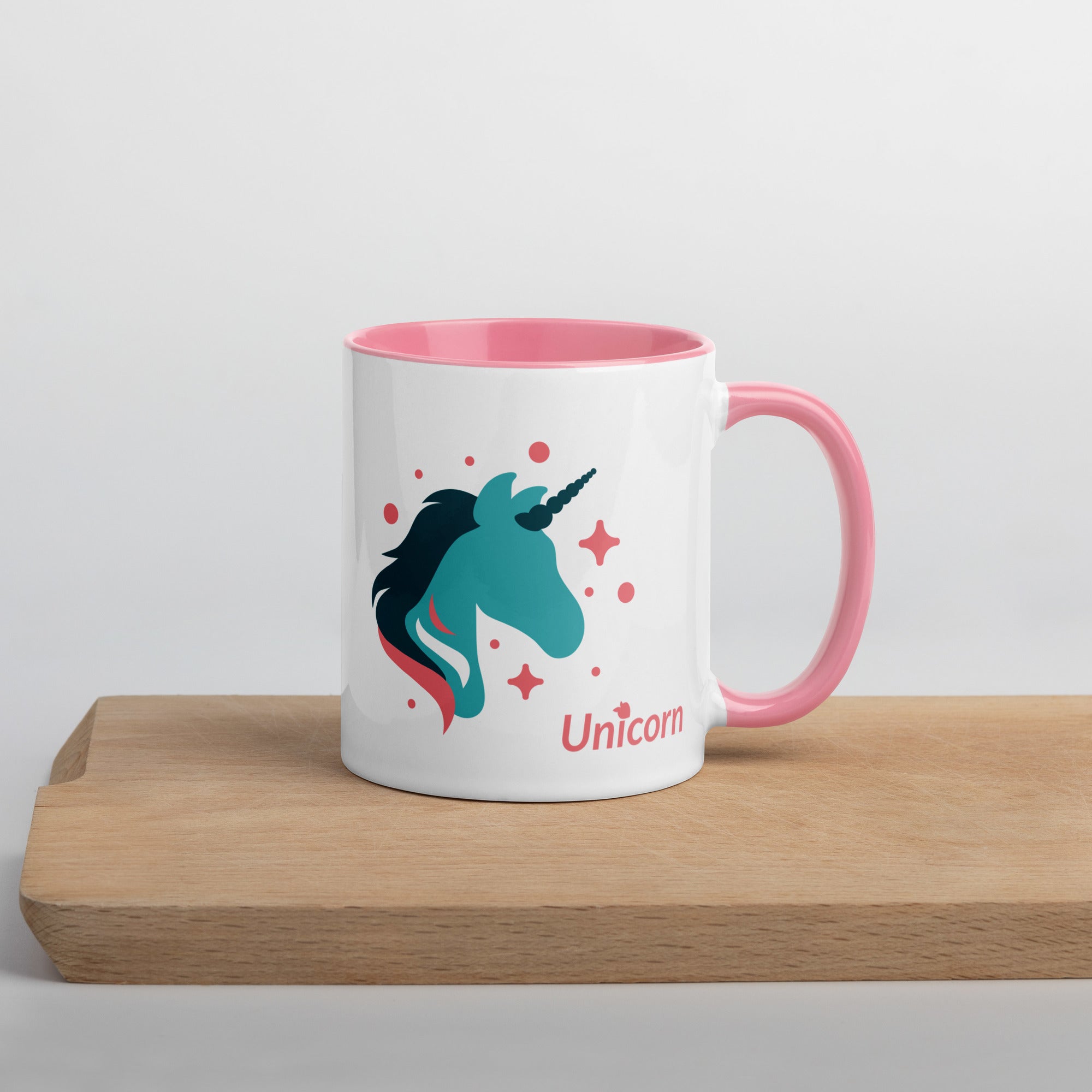 tsgabrielle • Mug with Color Inside • Unicorn - Seraphina • Ceramic • 325 ml