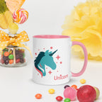 tsgabrielle • Mug with Color Inside • Unicorn - Seraphina • Ceramic • 325 ml