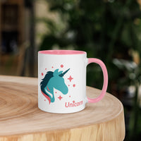 tsgabrielle® • Mug with Color Inside • 🦄 Unicorn - Seraphina • Ceramic • 11 oz