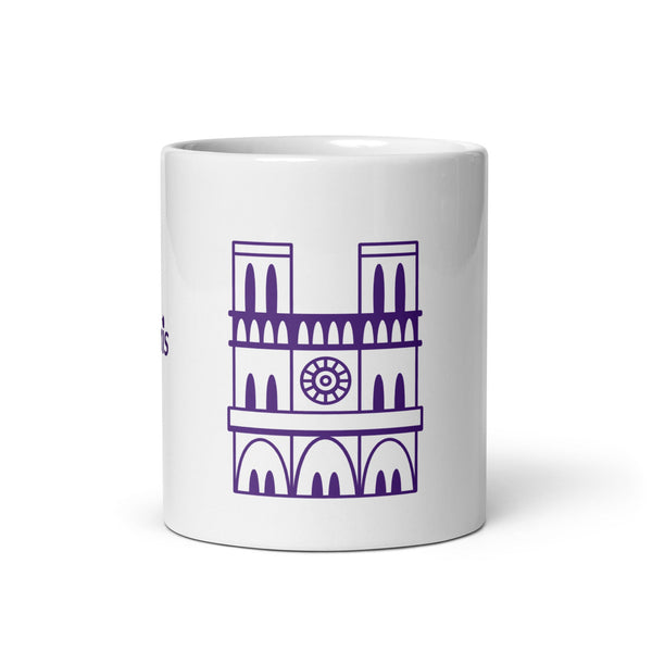 tsgabrielle® • Paris - Notre-Dame Cathedral • Glossy Mug • White • Ceramic • 3 Sizes • 11 oz White Ceramic