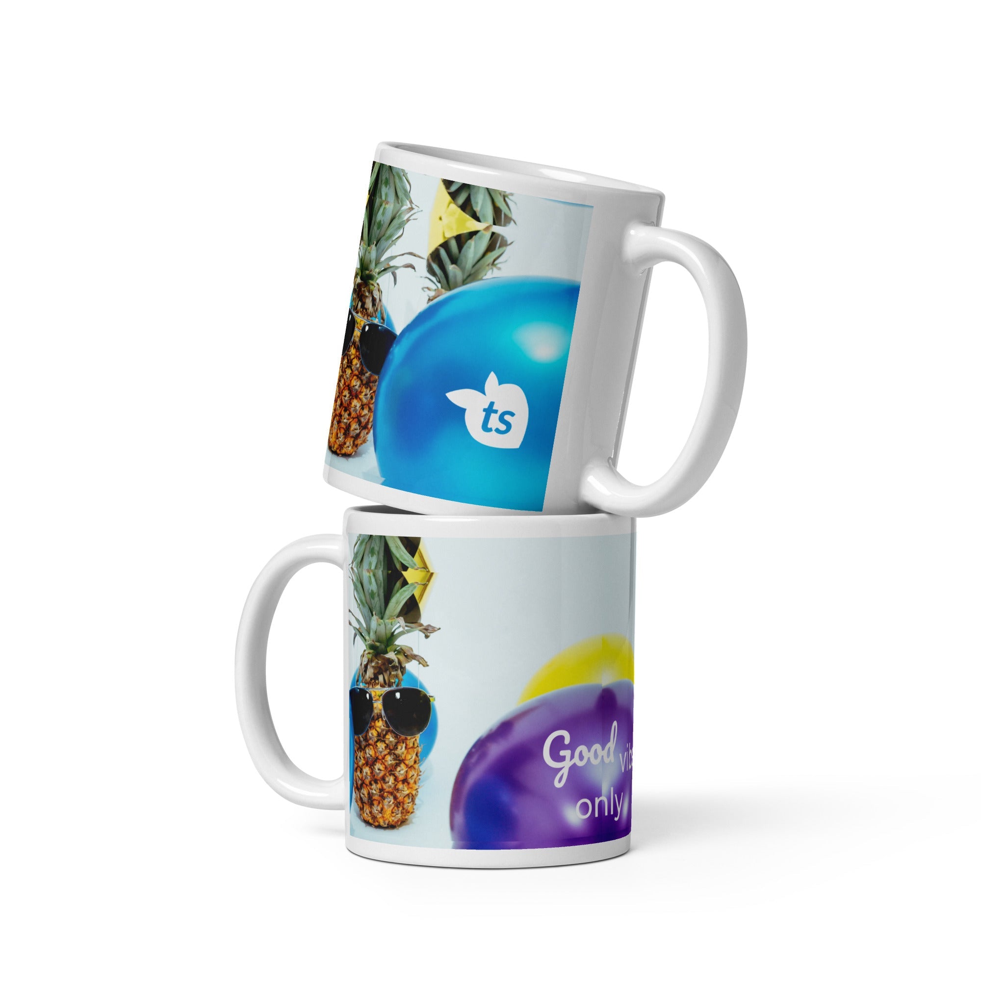 tsgabrielle® • Good Vibes Only • Glossy Mug • Black • Ceramic • 3 Sizes