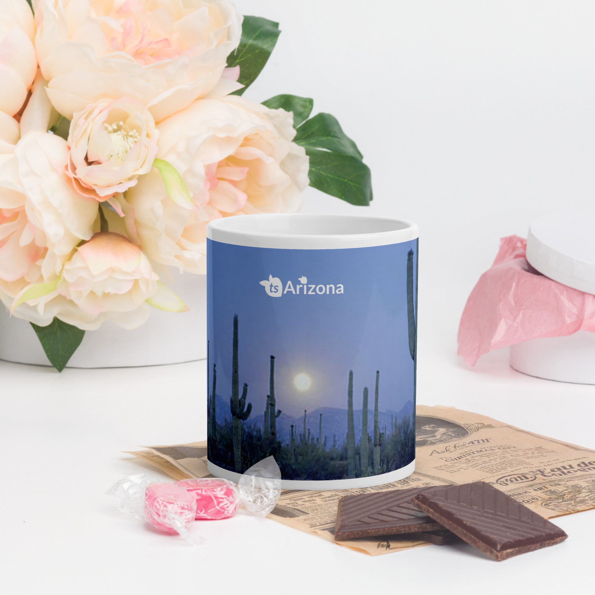 tsgabrielle® • Arizona 🌵 - At Night • Glossy Mug • Ceramic • 11 oz