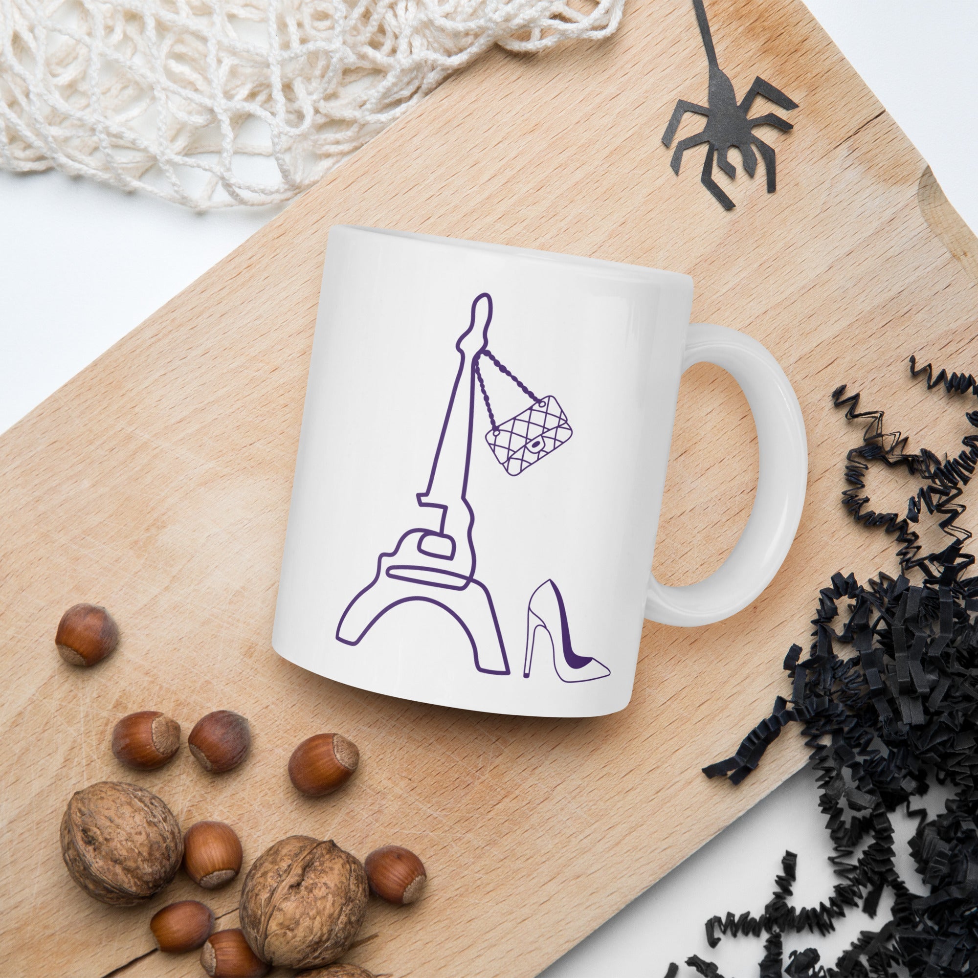 tsgabrielle® • Paris - La Tour Eiffel • Glossy Mug • White • Ceramic • 325 ml