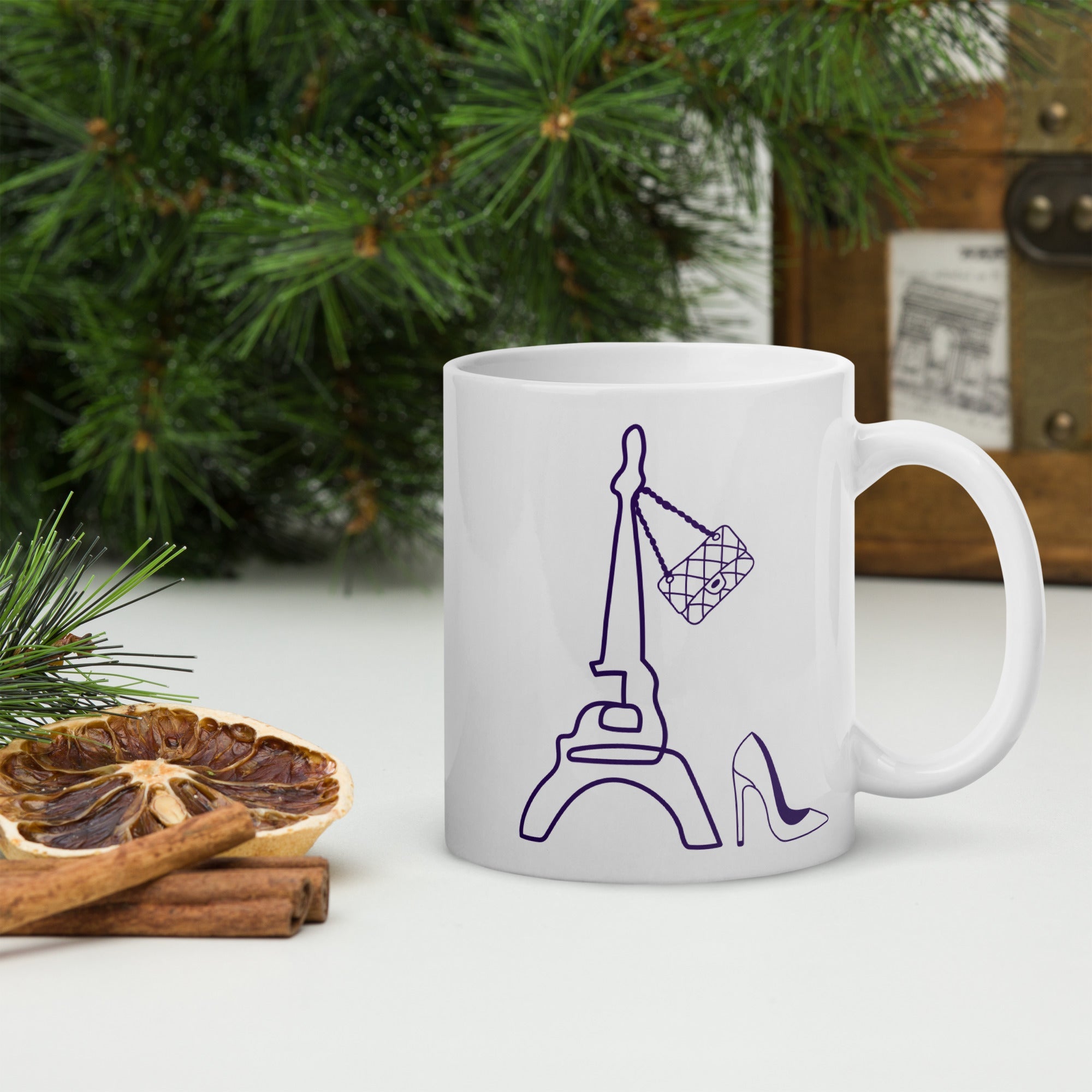 tsgabrielle® • Paris - La Tour Eiffel • Glossy Mug • White • Ceramic • 325 ml