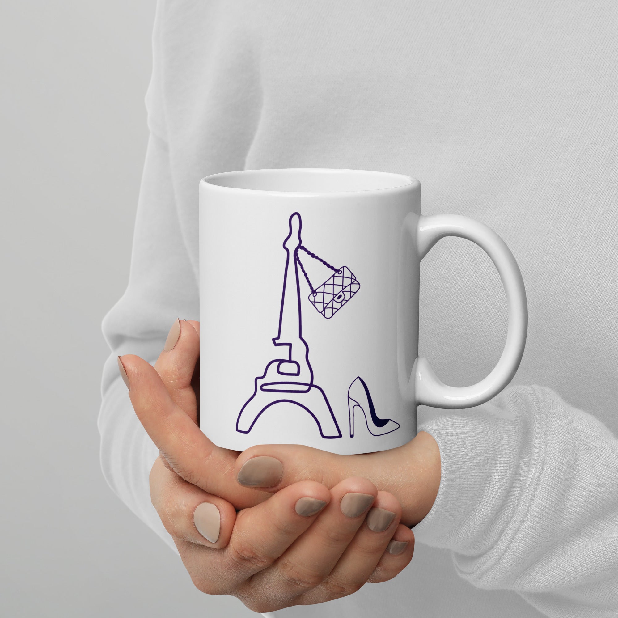 tsgabrielle® • Paris - La Tour Eiffel • Glossy Mug • White • Ceramic • 325 ml