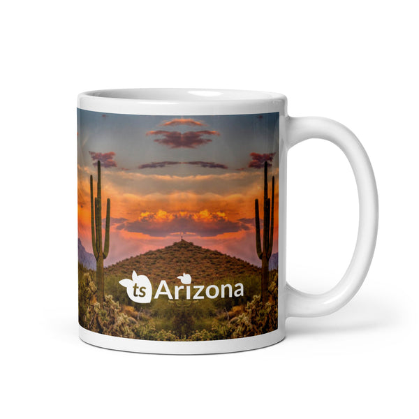 tsgabrielle® • Arizona 🌵 - Cactus • Glossy Mug • Ceramic • 11 oz • Ceramic