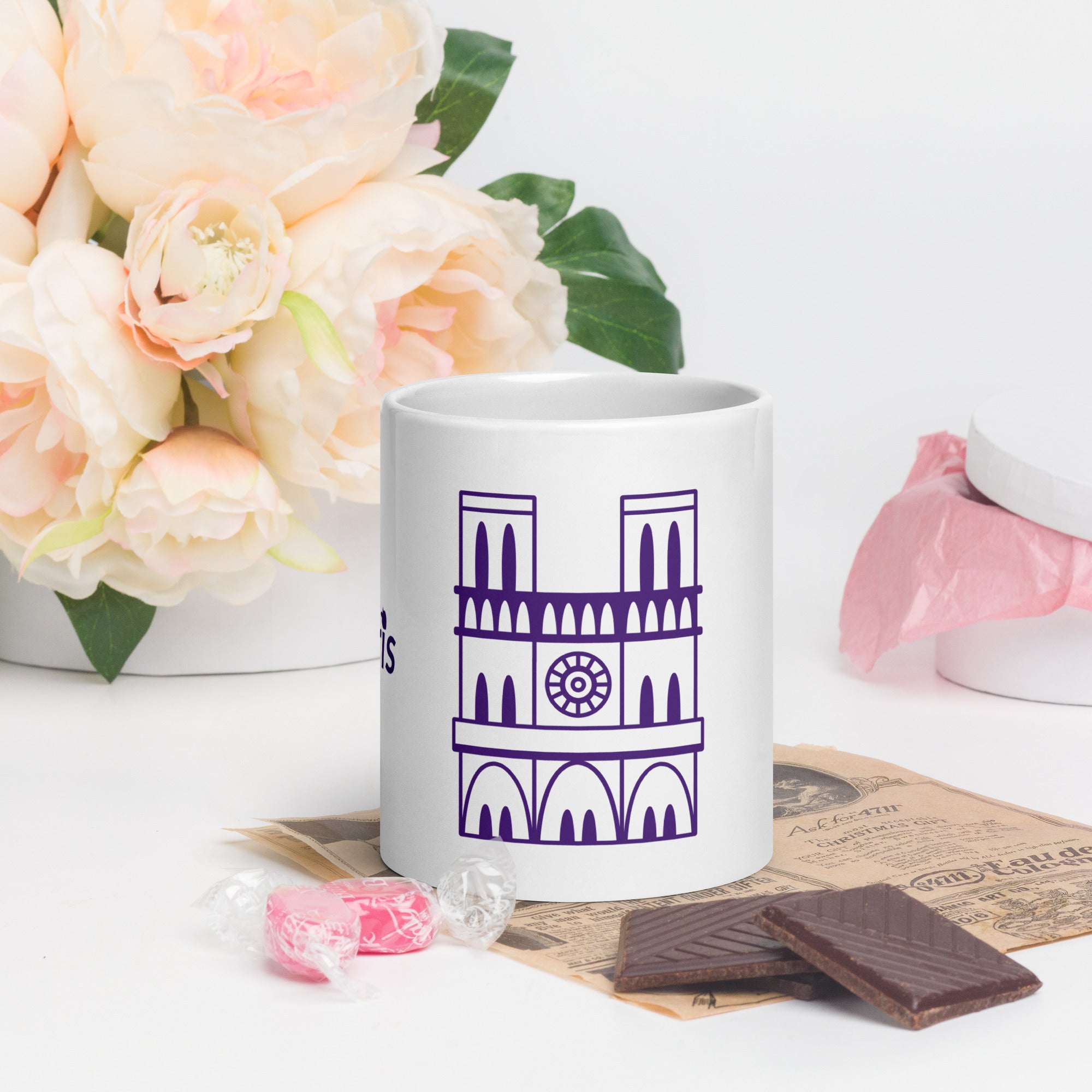 tsgabrielle® • Paris - Notre-Dame Cathedral • Glossy Mug • White • Ceramic • 3 Sizes
