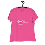 tsgabrielle® • Trans / Women's • Good Vibes Only • Relaxed T-Shirt • 8 Colors • 100% Cotton