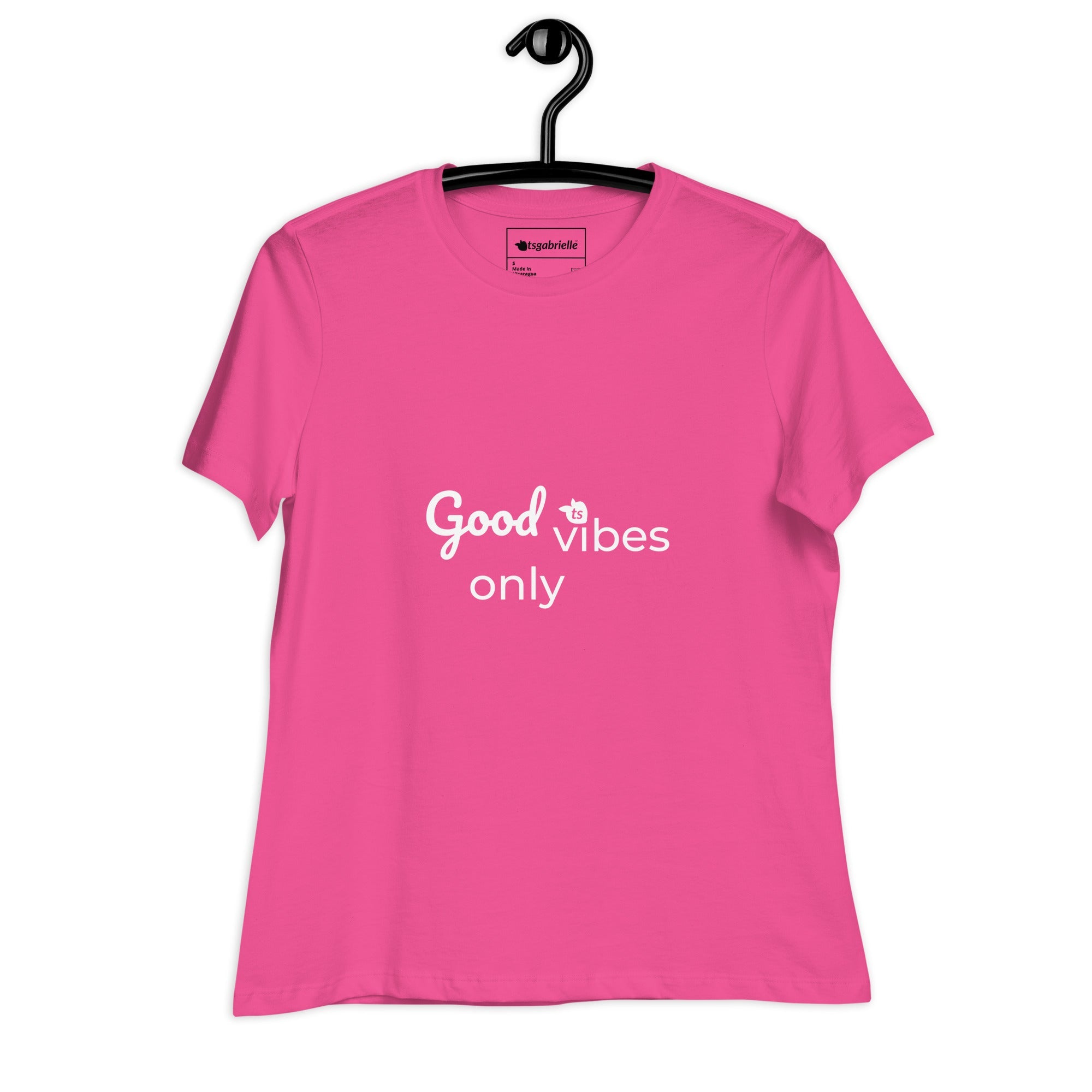 tsgabrielle® • Trans / Women's • Good Vibes Only • Relaxed T-Shirt • 8 Colors • 100% Cotton