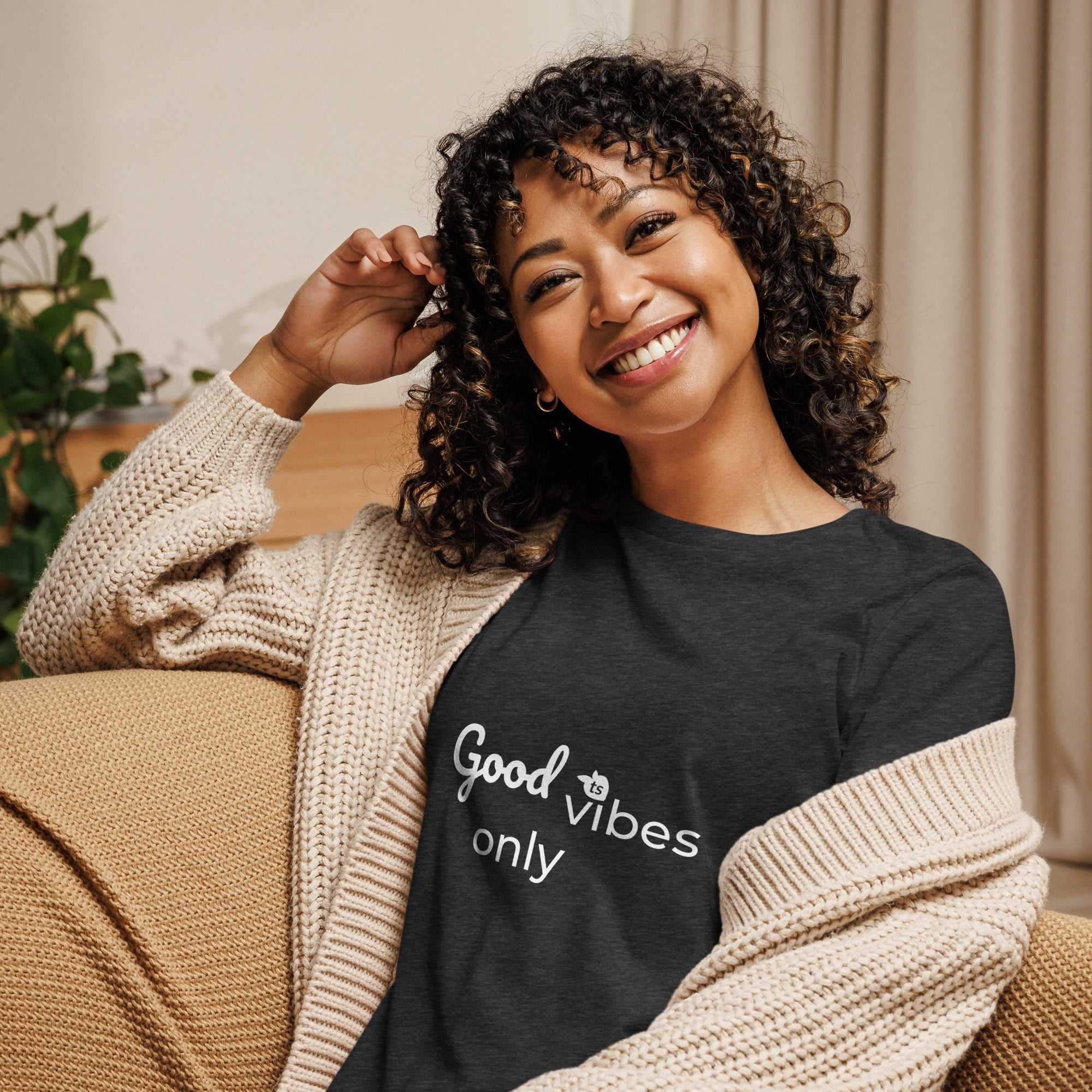 tsgabrielle® • Trans / Women's • Good Vibes Only • Relaxed T-Shirt • 8 Colors • 100% Cotton