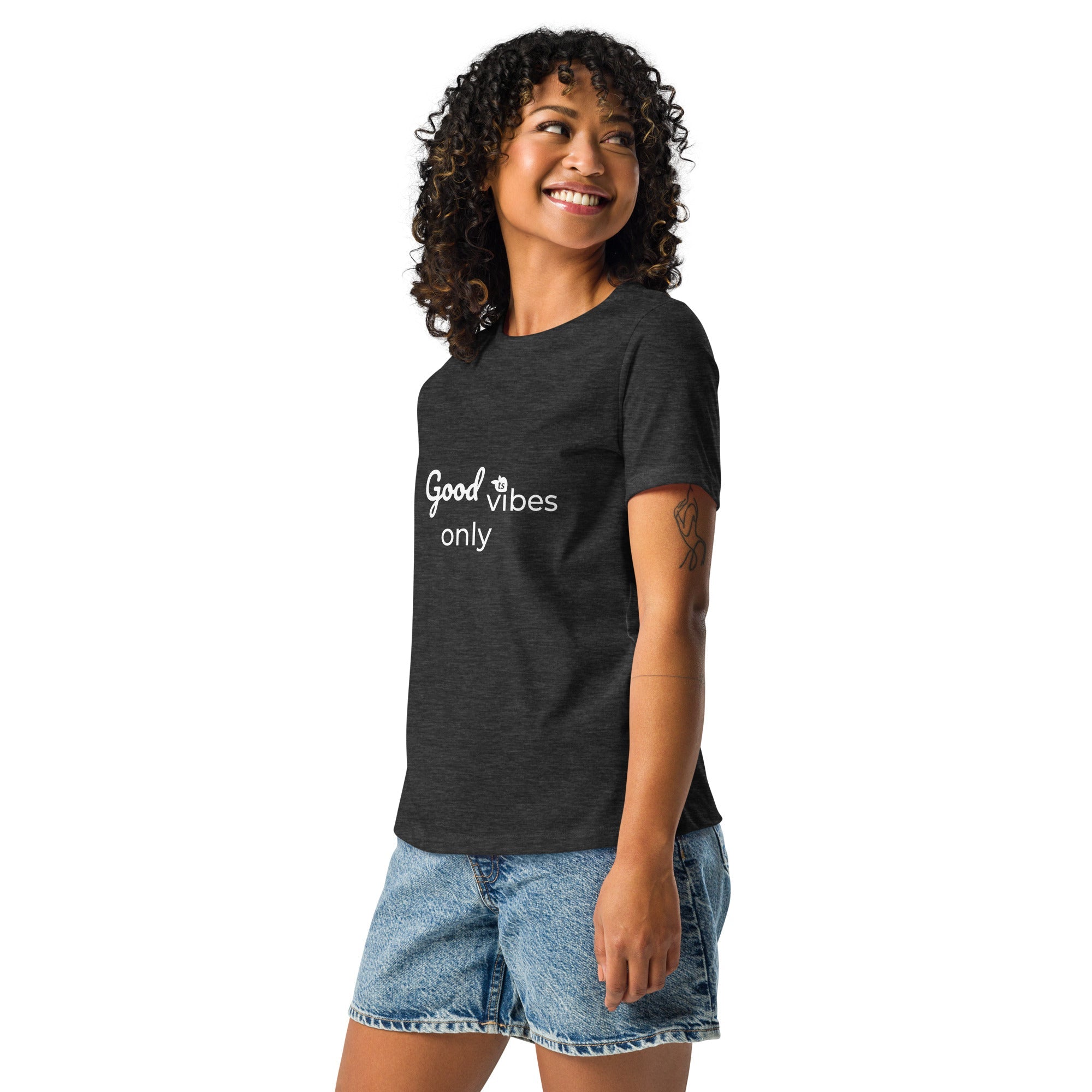 tsgabrielle® • Trans / Women's • Good Vibes Only • Relaxed T-Shirt • 8 Colors • 100% Cotton