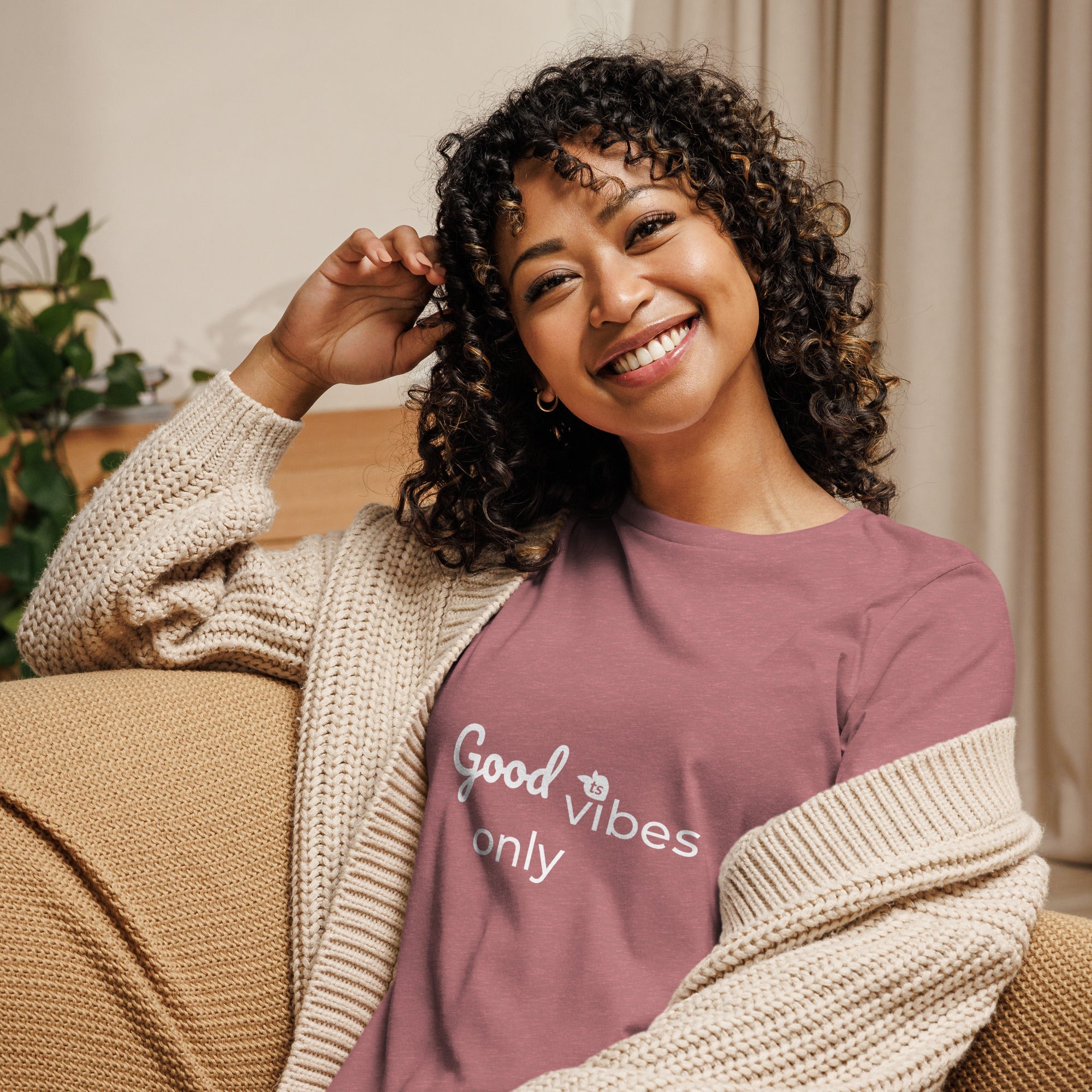 tsgabrielle® • Trans / Women's • Good Vibes Only • Relaxed T-Shirt • 8 Colors • 100% Cotton