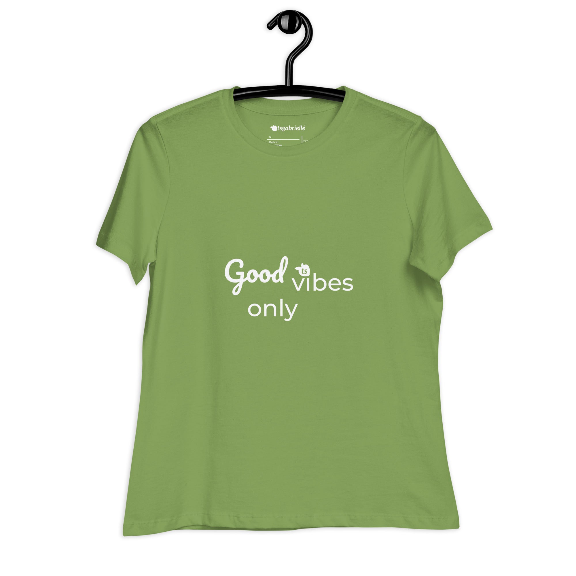 tsgabrielle® • Trans / Women's • Good Vibes Only • Relaxed T-Shirt • 8 Colors • 100% Cotton