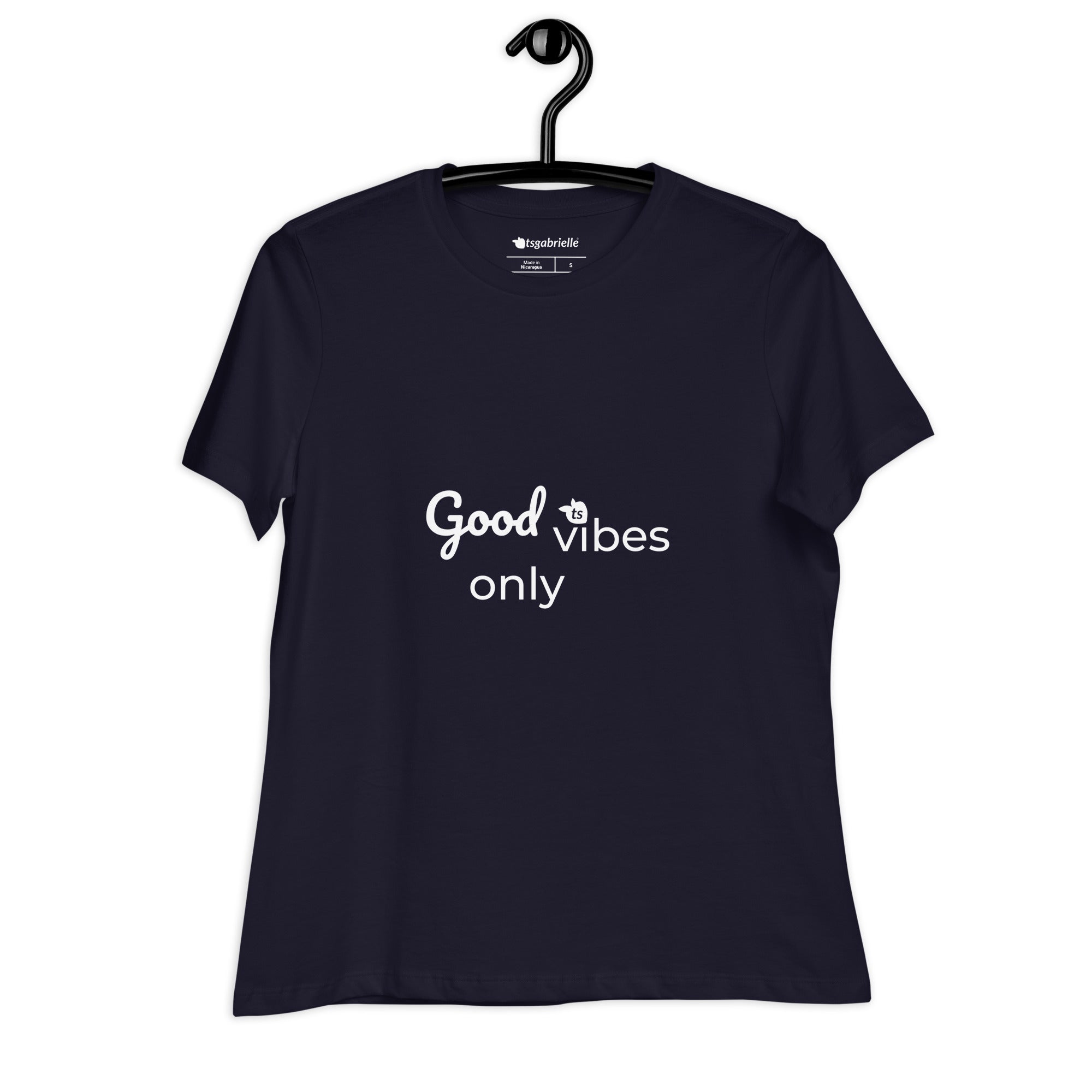 tsgabrielle® • Trans / Women's • Good Vibes Only • Relaxed T-Shirt • 8 Colors • 100% Cotton